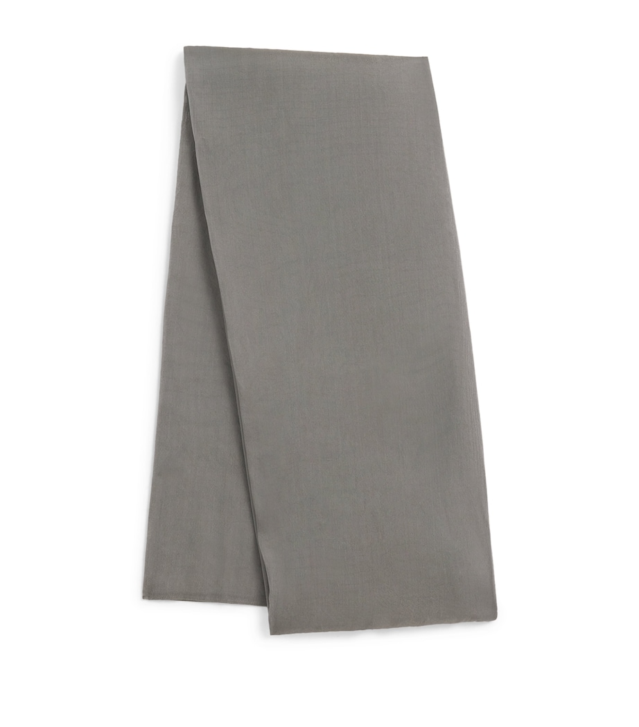 Silk-Blend Stole DARK GREY Image 1