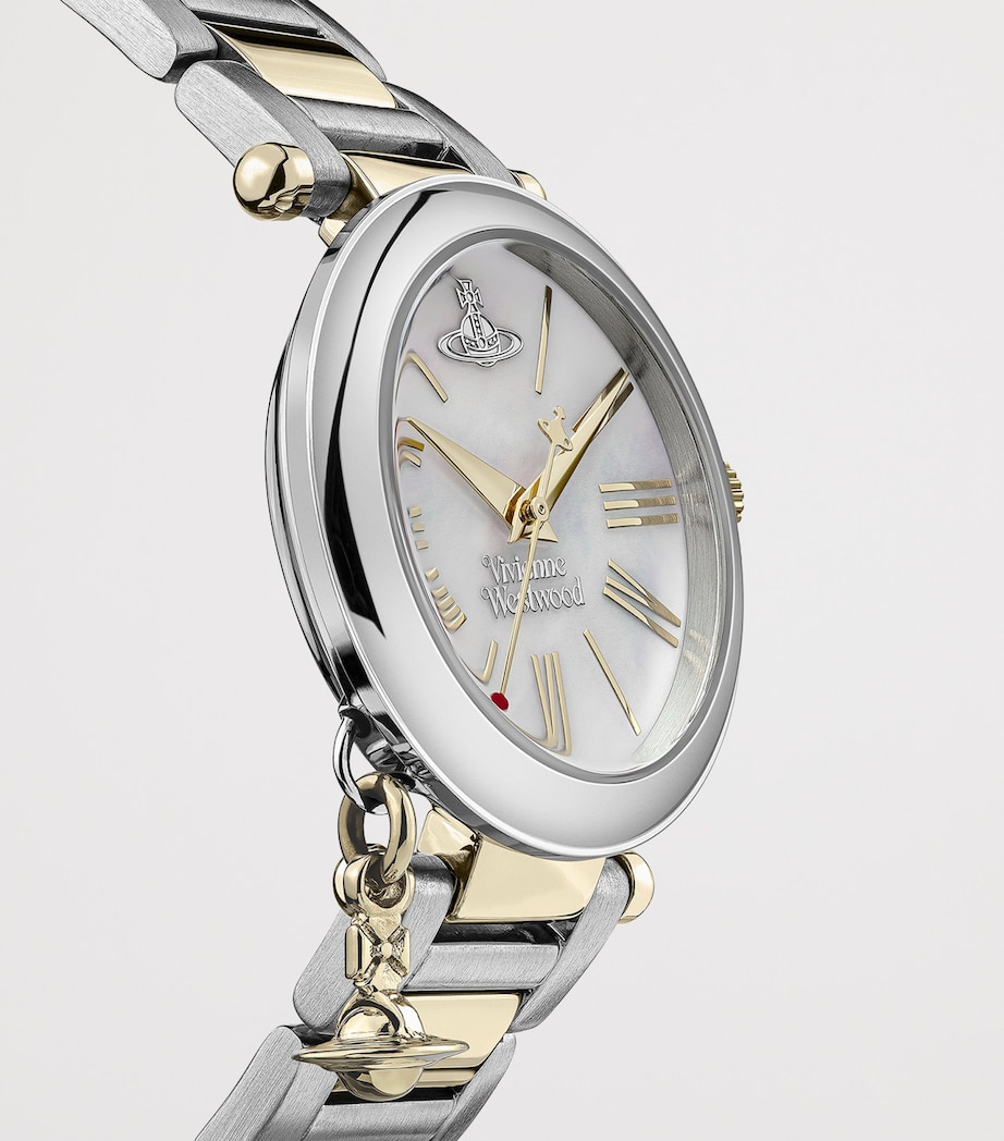 Stainless Steel Mother Orb Watch 32mm SILVER/GOLD SILVER Image 2