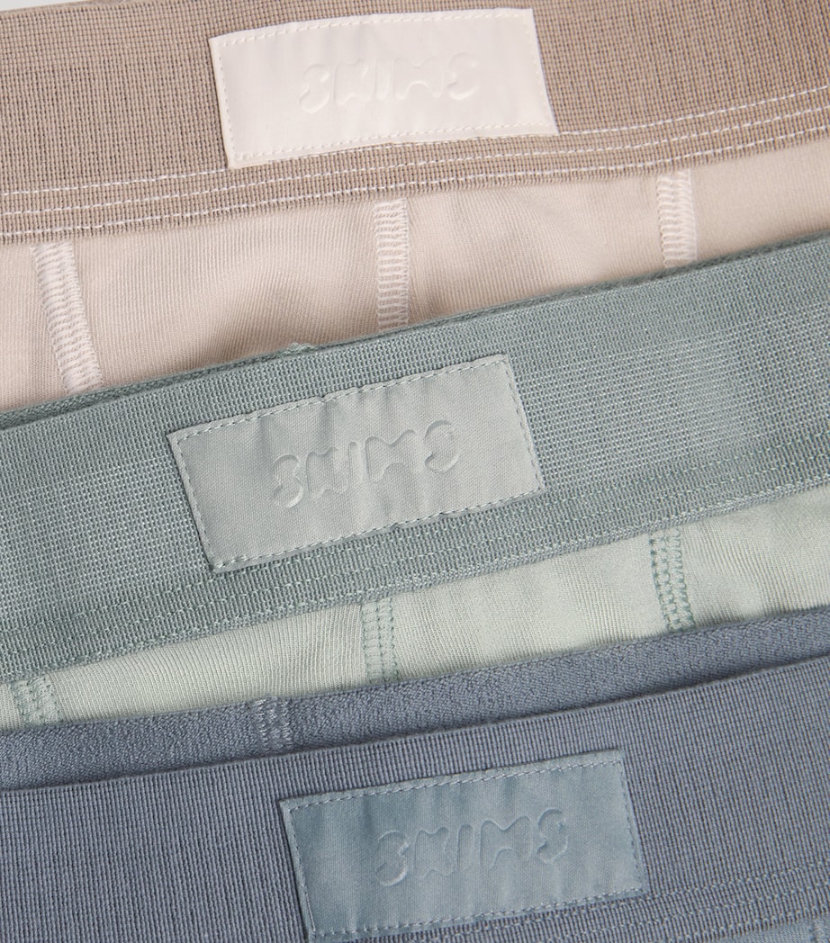 Stretch-Jersey Boxer Briefs (Pack of 3) STONE MULTI Image 5