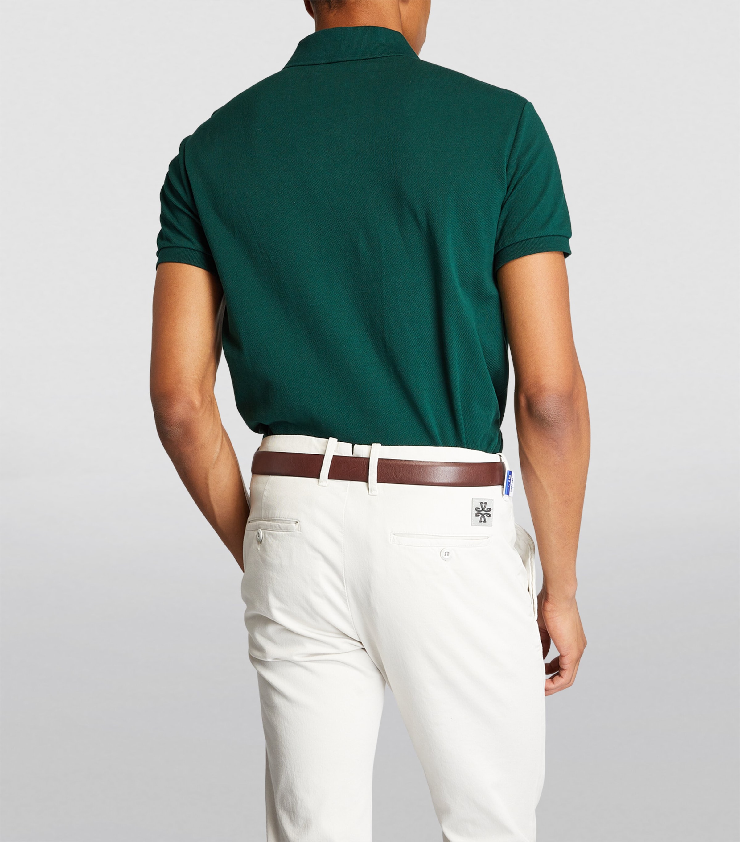 Leather Harness Dress Belt BROWN Image 3