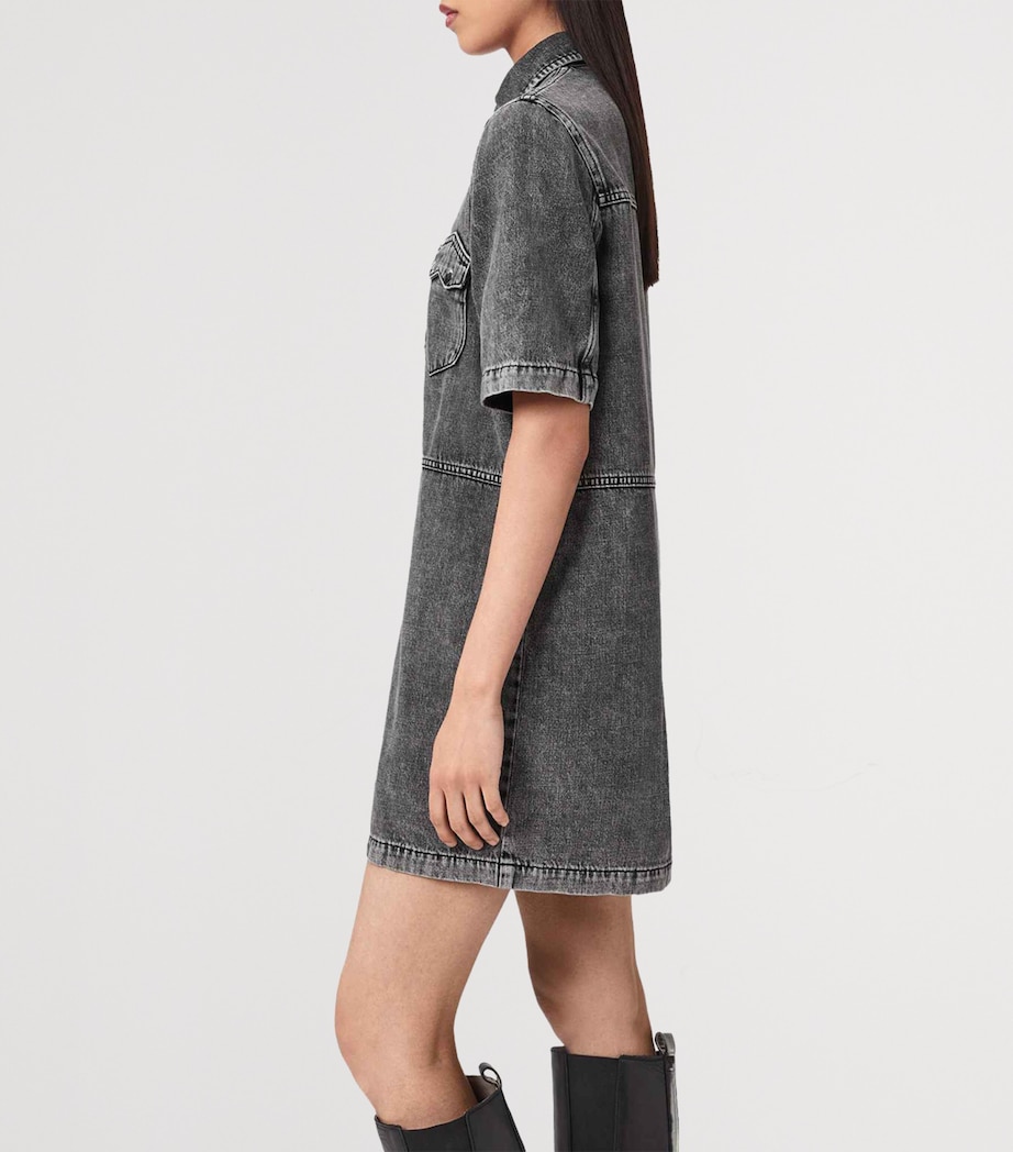 allsaints denim dress AllSaints Rock Denim Mini Dress