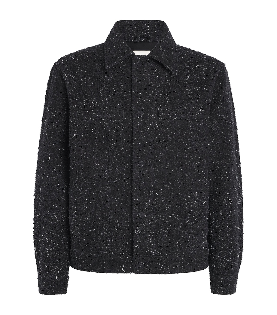 Cotton Towel Jacket BLACK Image 1