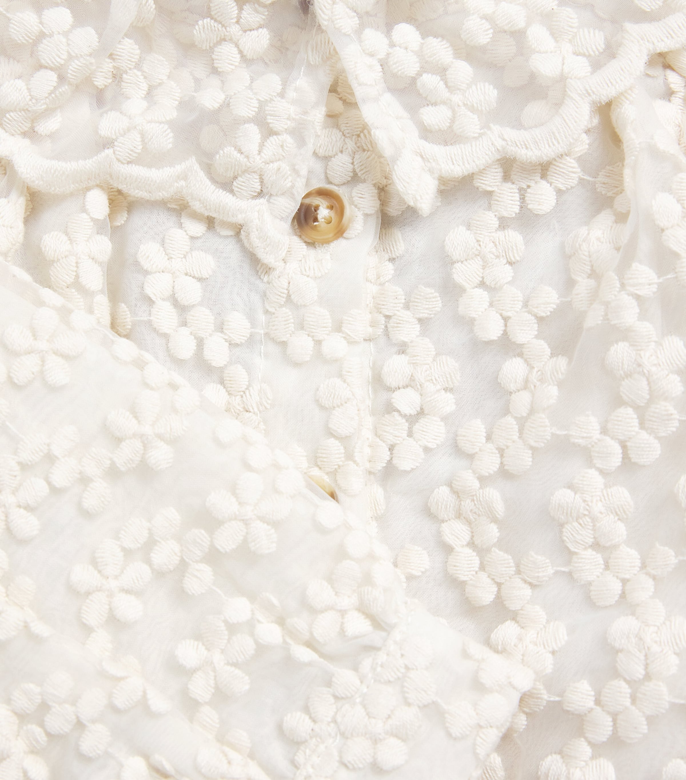 Lace Mailien Blouse (0 Months-4 Years) 00003WARM WHITE Image 3