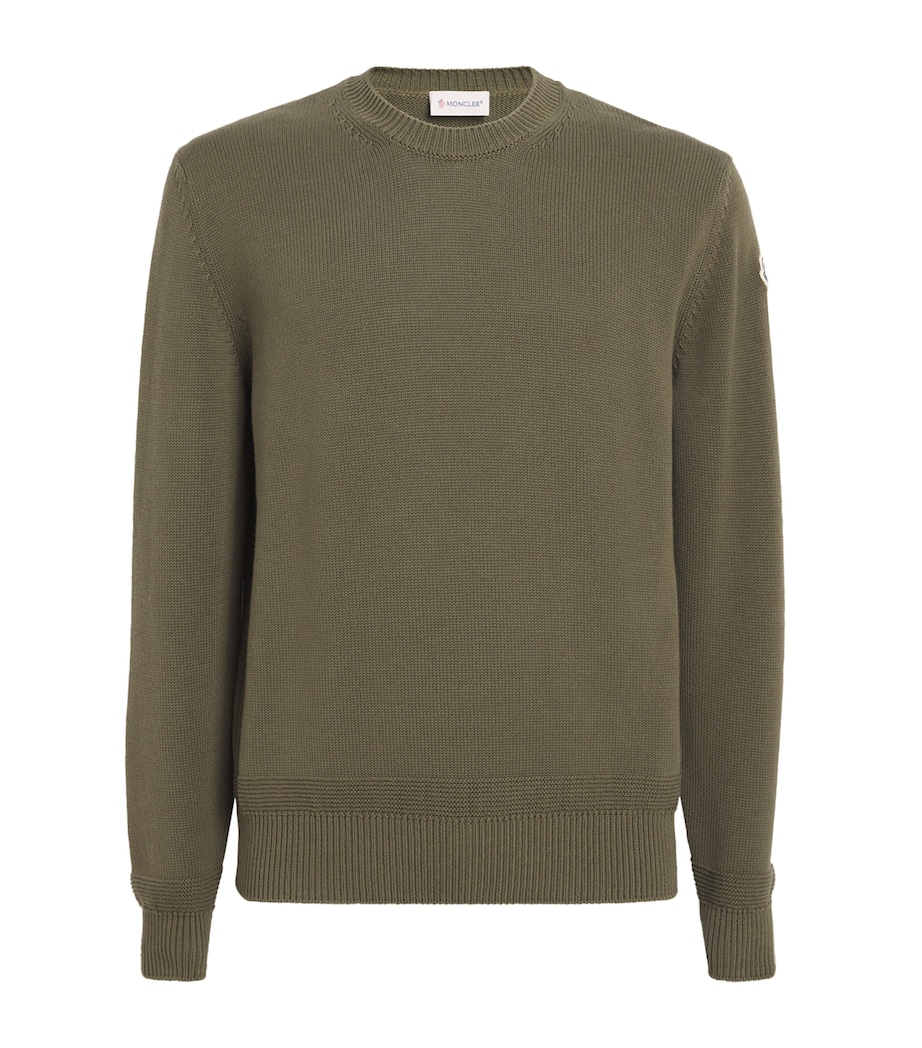 Moncler Mens Cotton Tricot Sweater Image 1