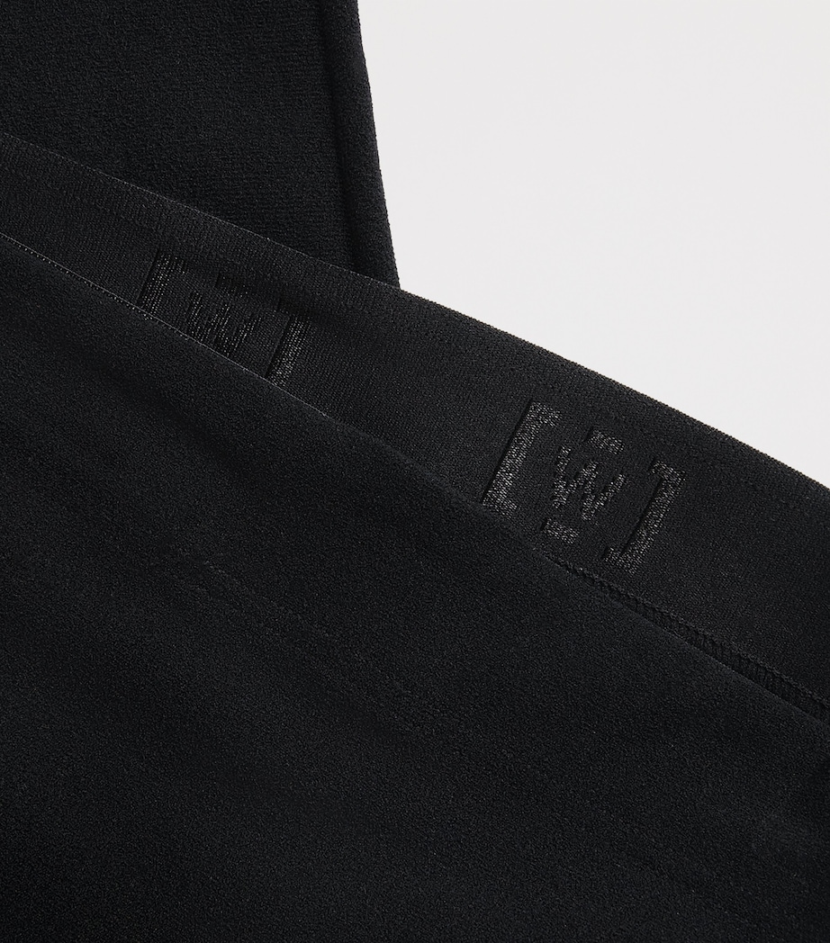 Net-Panel Rose Leggings 7005 BLACK Image 4