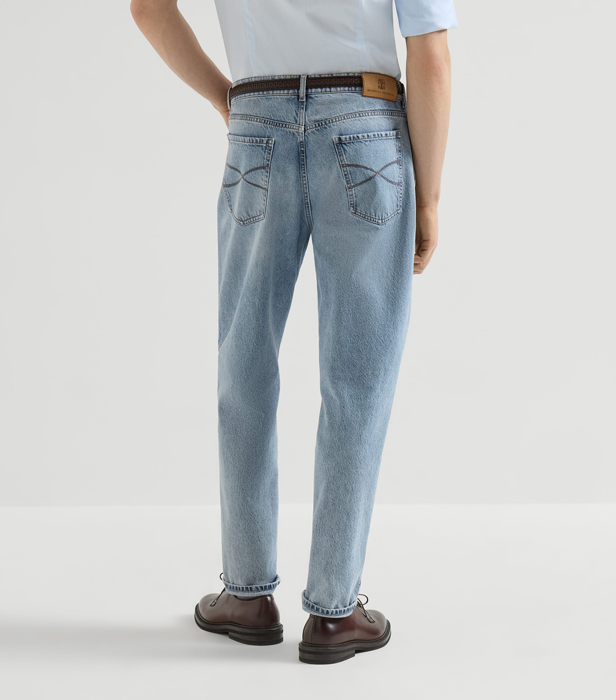Brunello Cucinelli Mens Iconic Straight Jeans Image 5