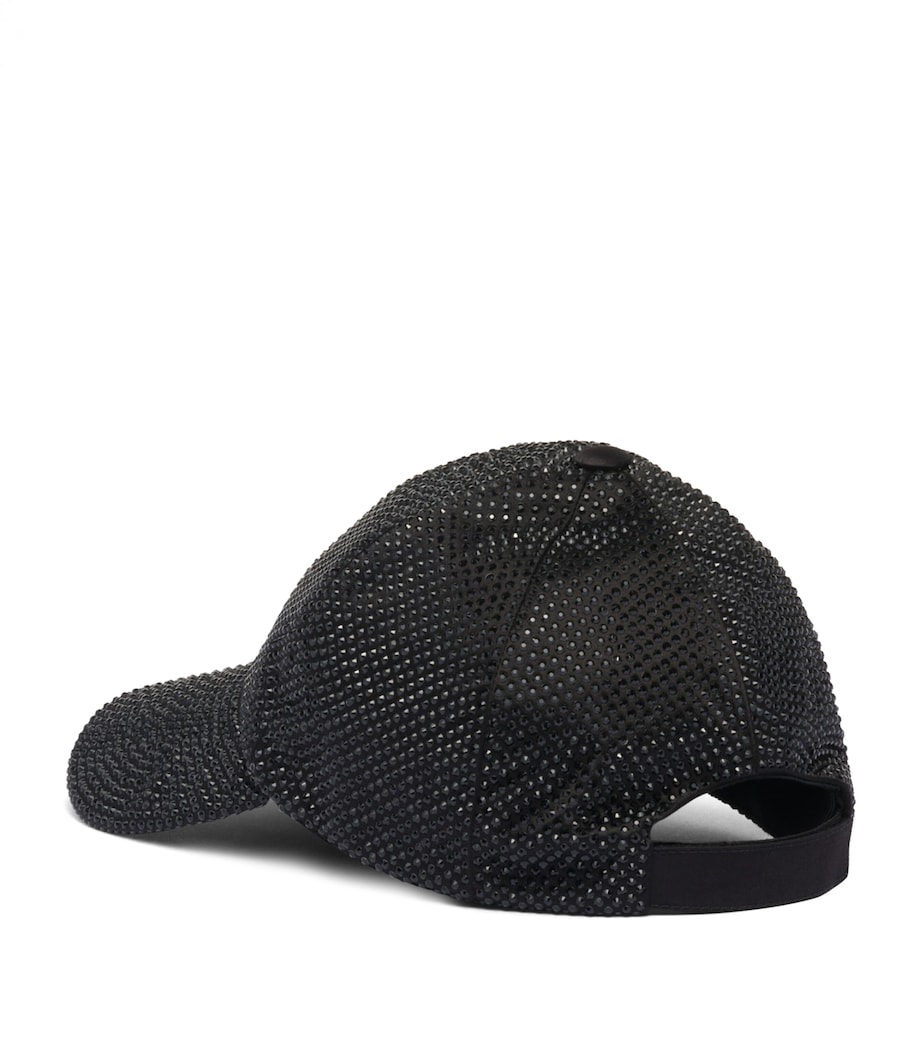Crystal-Embellished Baseball Cap F0002 Image 2