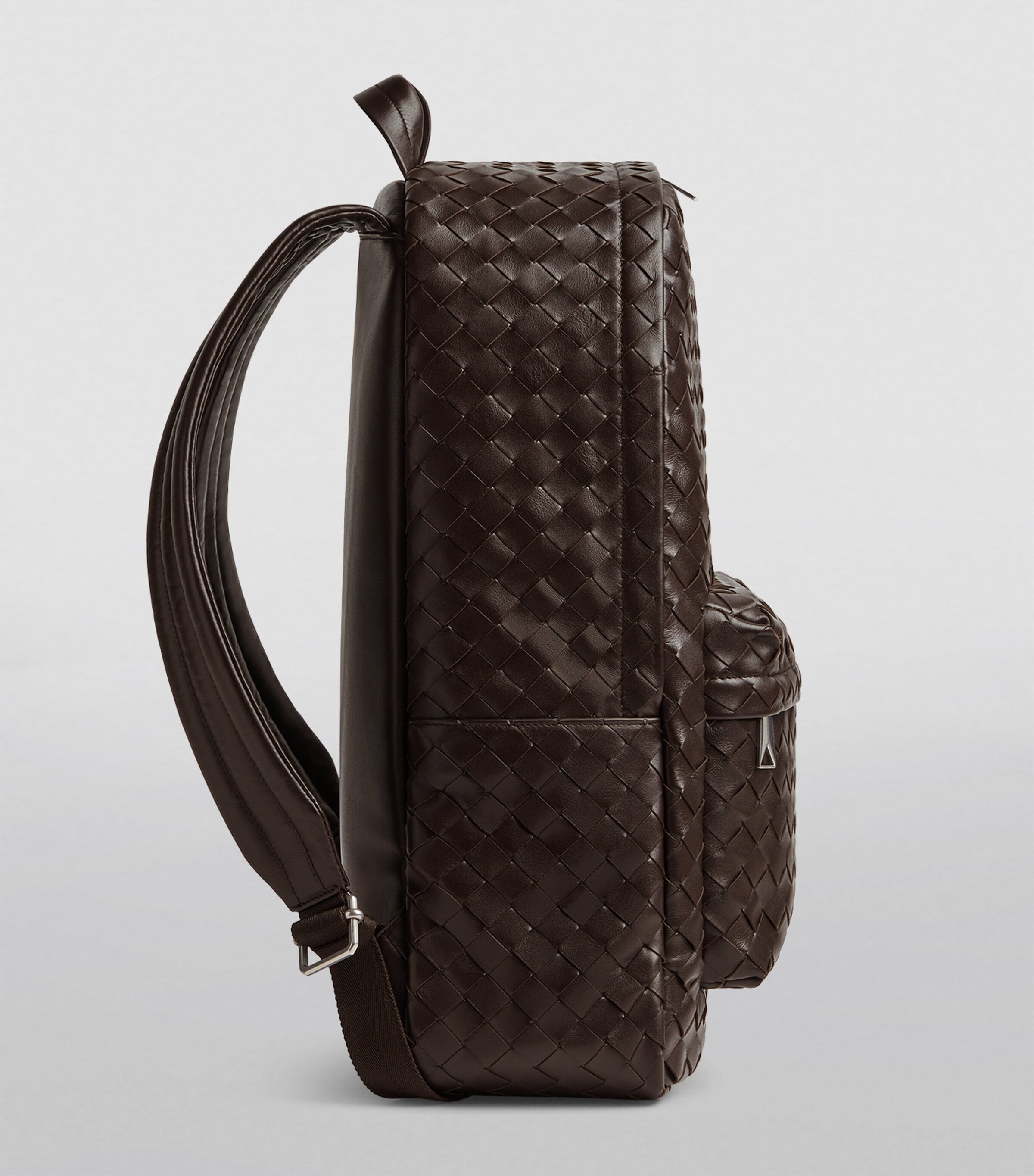 Bottega Veneta Backpack Authentic Rare Mini Chocolate Brown Preowned Bottega Veneta Vintage Mini Suede Backpack - Brown Backpacks  main image 2