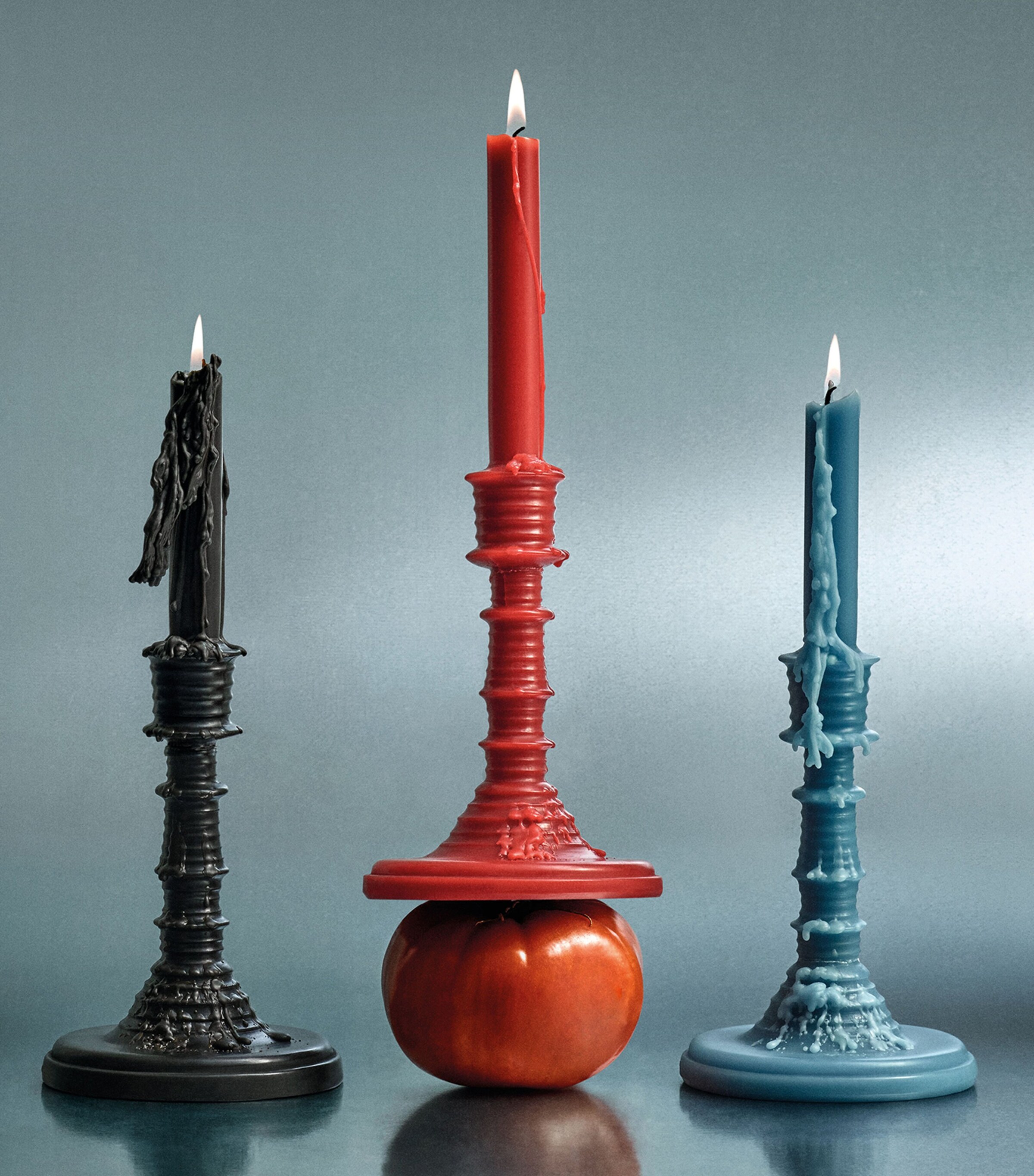 Tomato Leaves Chandelier Candle NO COLOUR Image 5