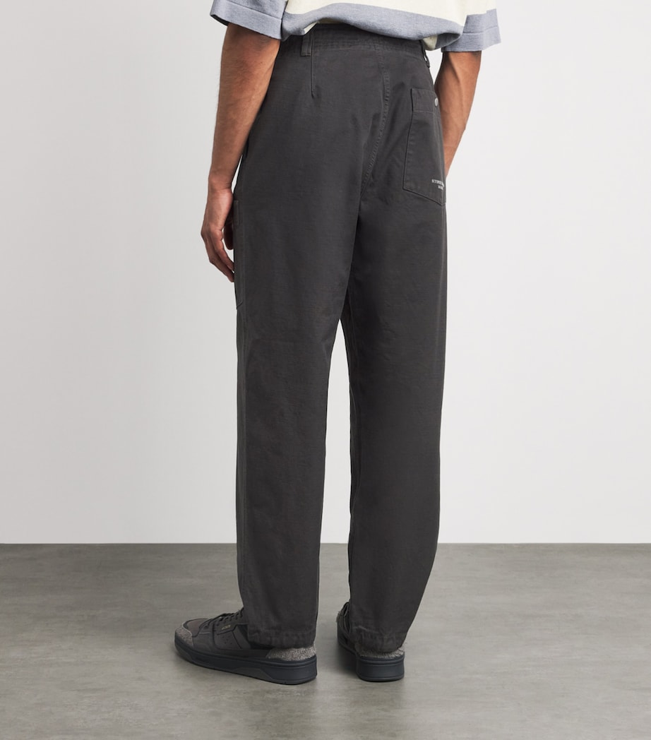 Stone Island Mens Slub Cotton Marina Trousers Image 5