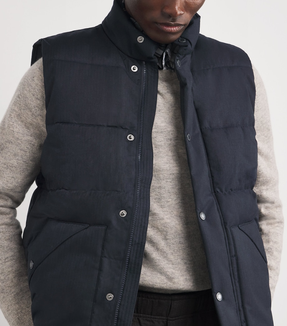 Brampton Puffer Gilet DK NAVY/MIDNIGHT OAK Image 6