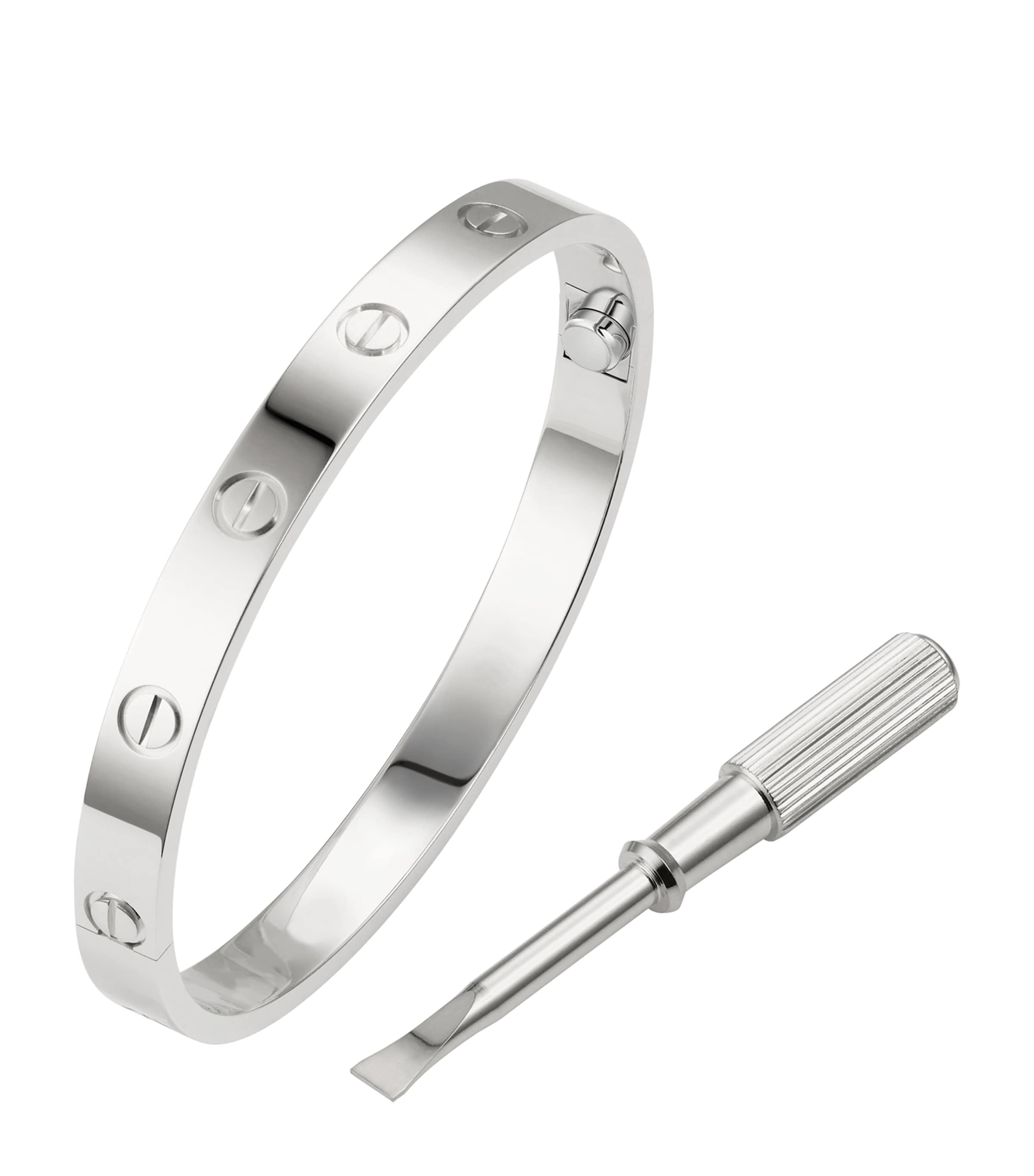 LOVE Classic White Gold Bracelet WHITE GOLD Image 11