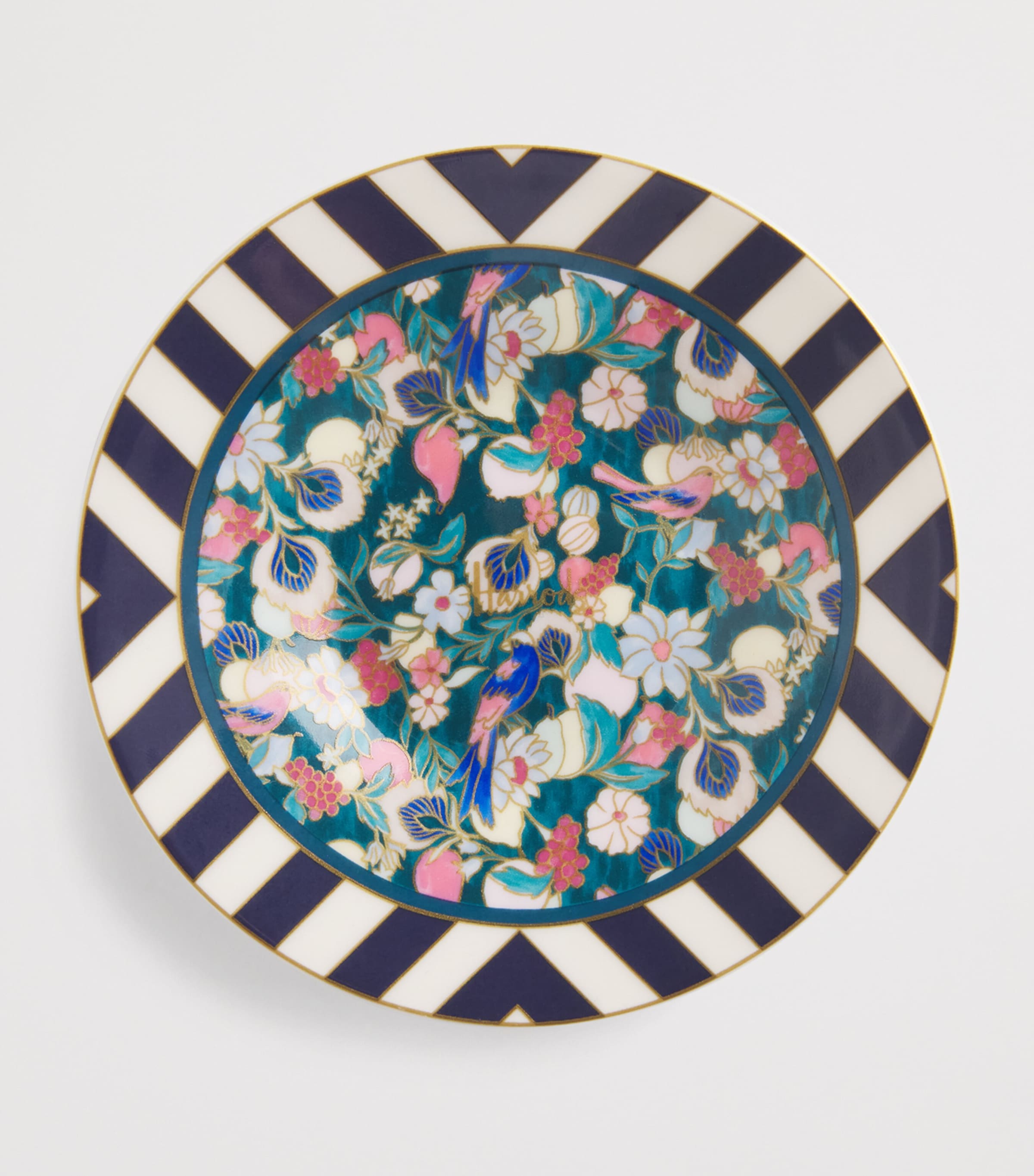 Bone China Enchanted Emporium Botanical Espresso Cup and Saucer BLACK Image 2