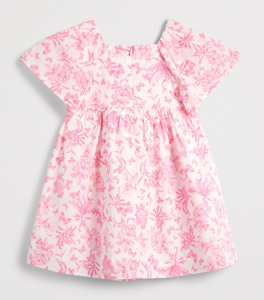 Tartine et Chocolat Cotton Printed Dress (2-14 Years) Hibiscus Image 2