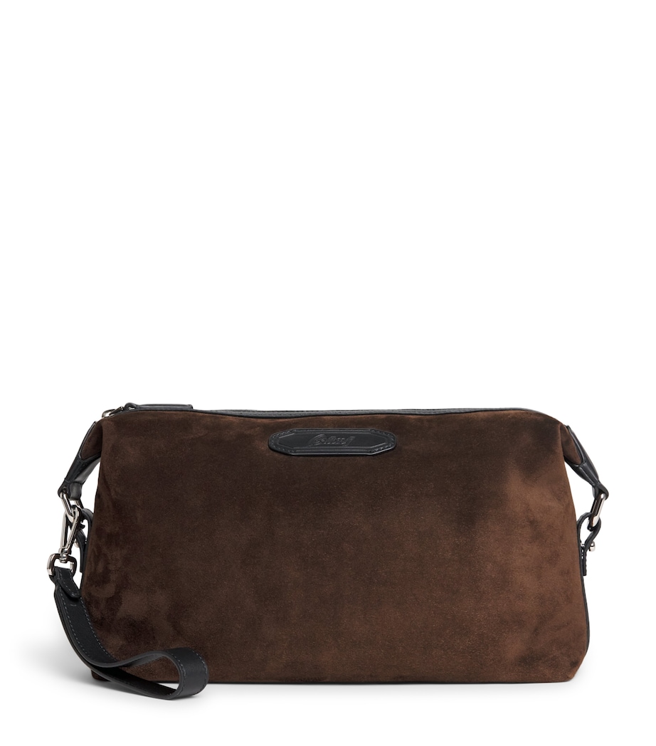 Brioni Suede Via Veneto Pouch Image 1