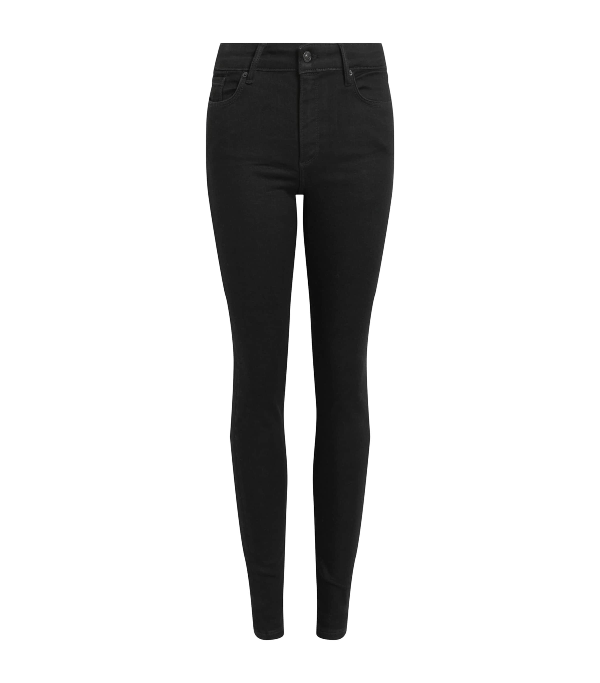Shop Allsaints Miller Size Me Skinny Jeans In Black