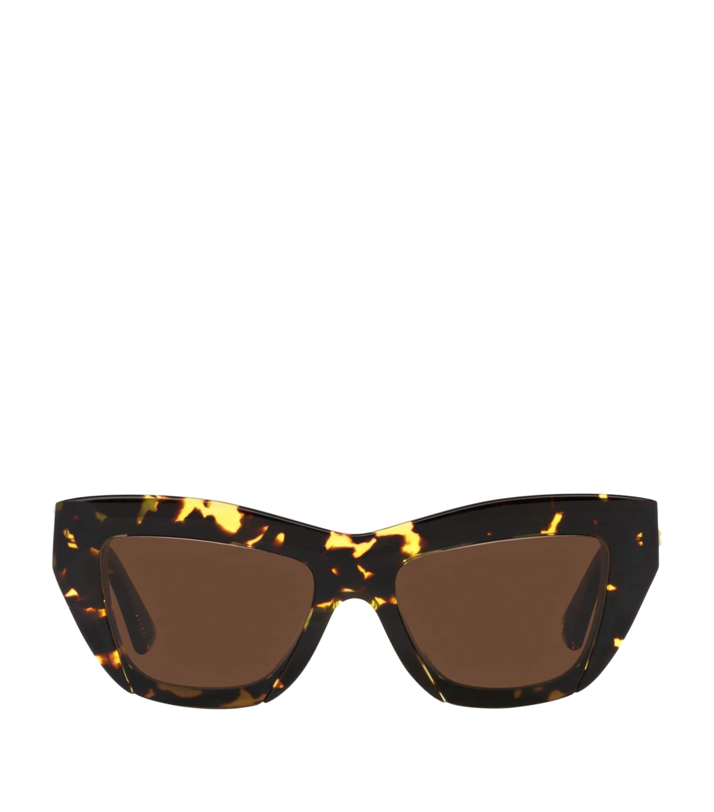 Bottega Veneta Womens Brown 6j000421 Bv1265s Cat Eye-frame Acetate Sunglasses In Brown