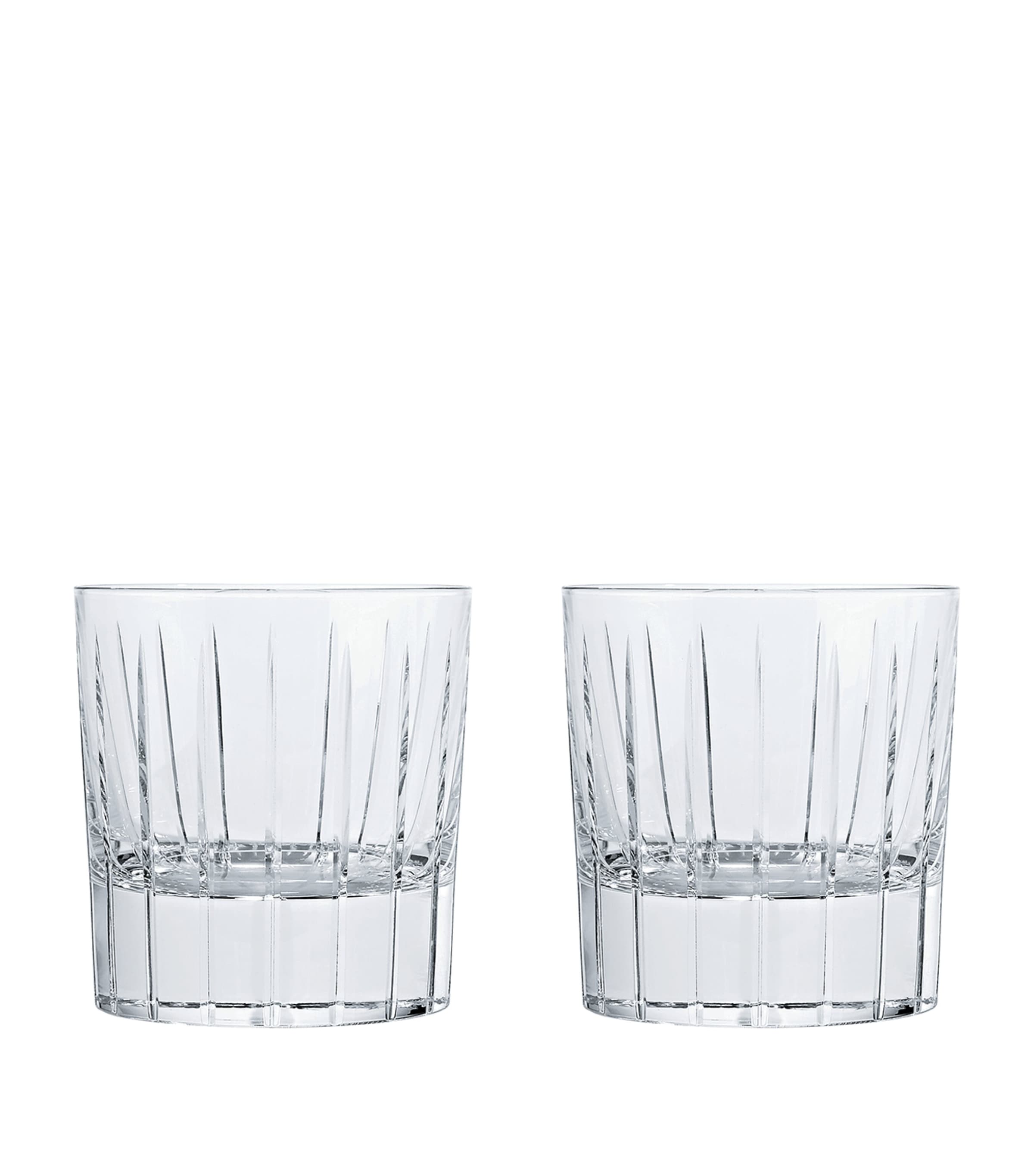 Christofle Set of 2 Iriana Crystal Old Fashioned Glasses (190ml) | Dining | Glassware | Tumblers | Cocktail Martini Shot Glasses | Designers | Christofle | Cocktail