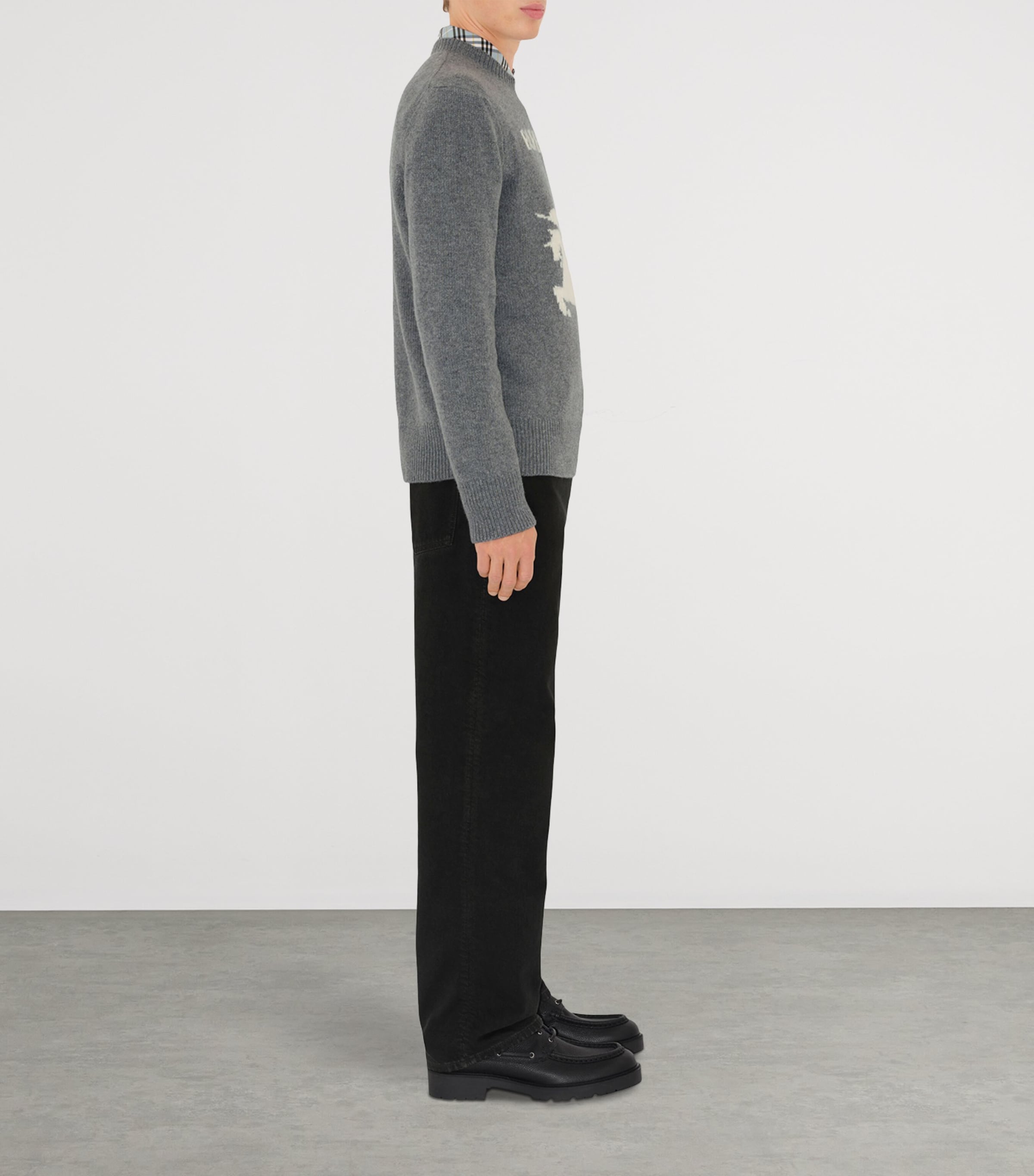 Wool-Cashmere EKD Sweater GREY Image 3