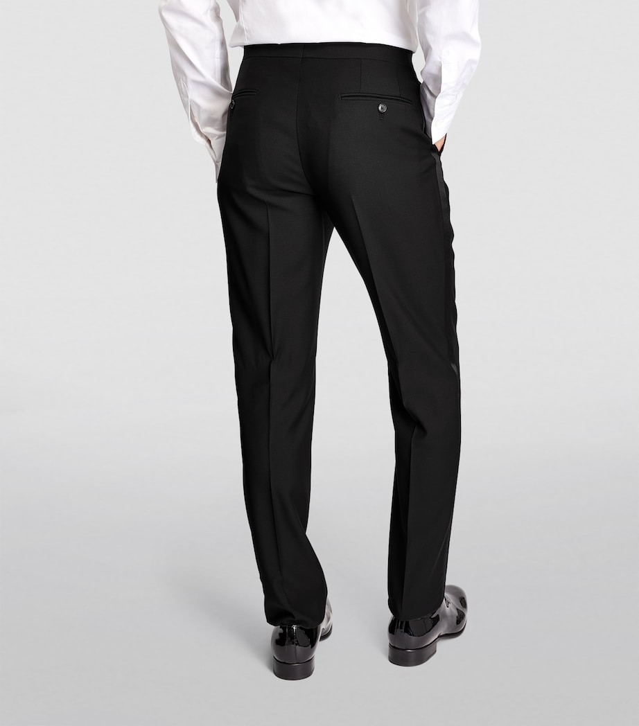 Wool-Satin 2-Piece Tuxedo 020-BLK Image 7