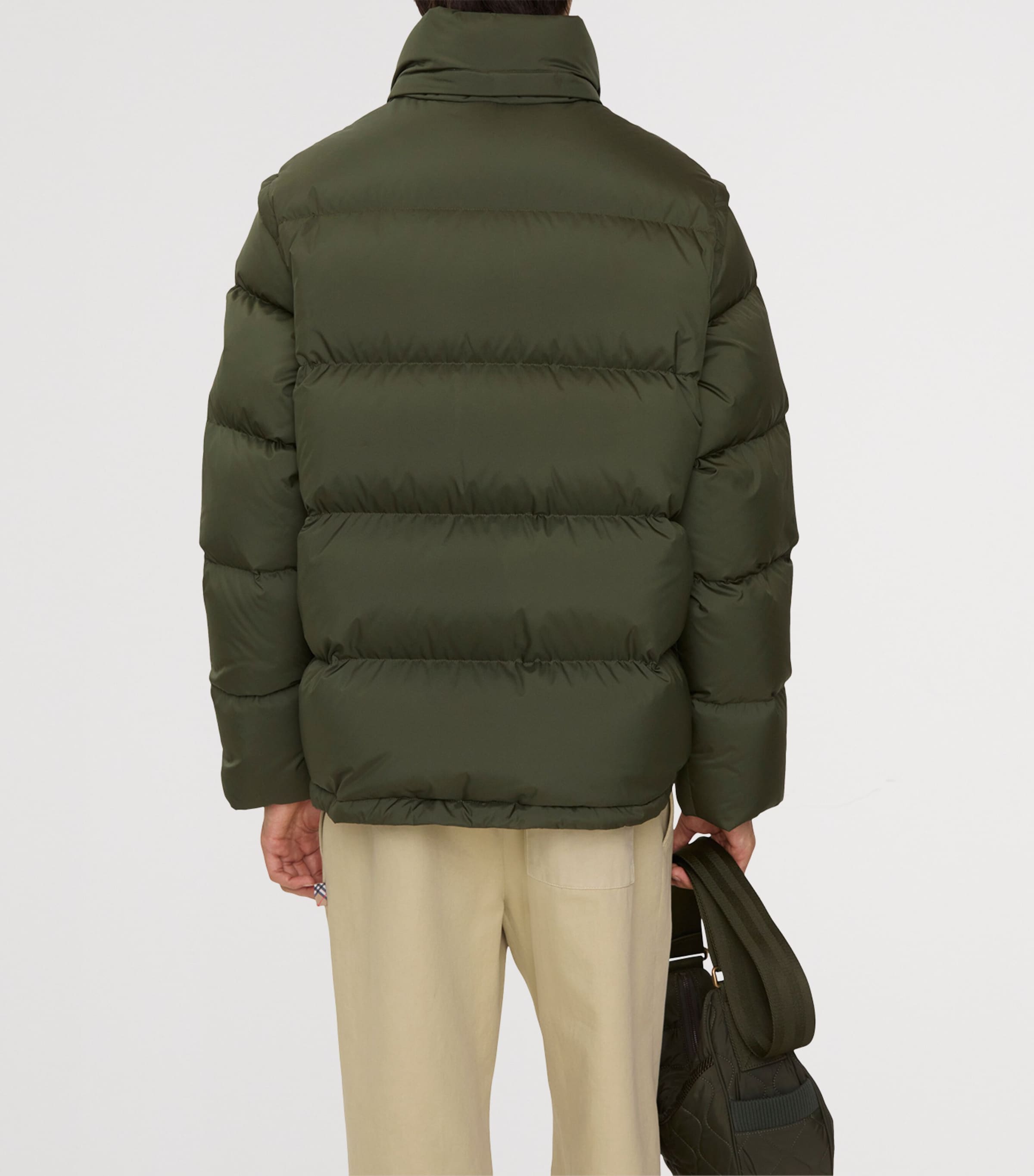 Detachable-Sleeve Puffer Jacket SHALE Image 3