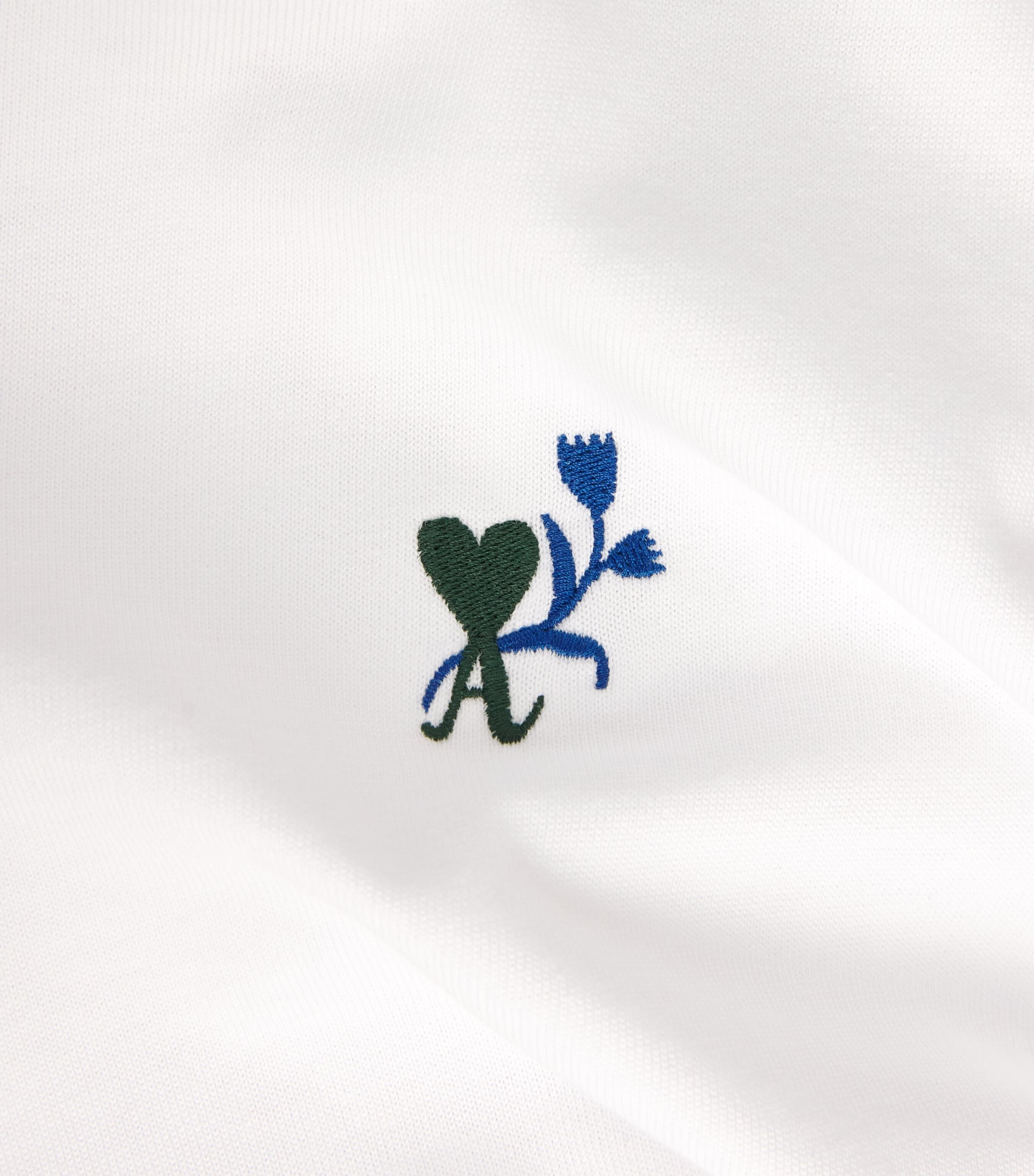 AMI Paris Womens Ami de Coeur Tulip T-Shirt Blanc Image 6