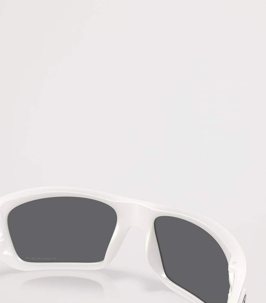 Oakley Masseter Rectangle Sunglasses White Image 7