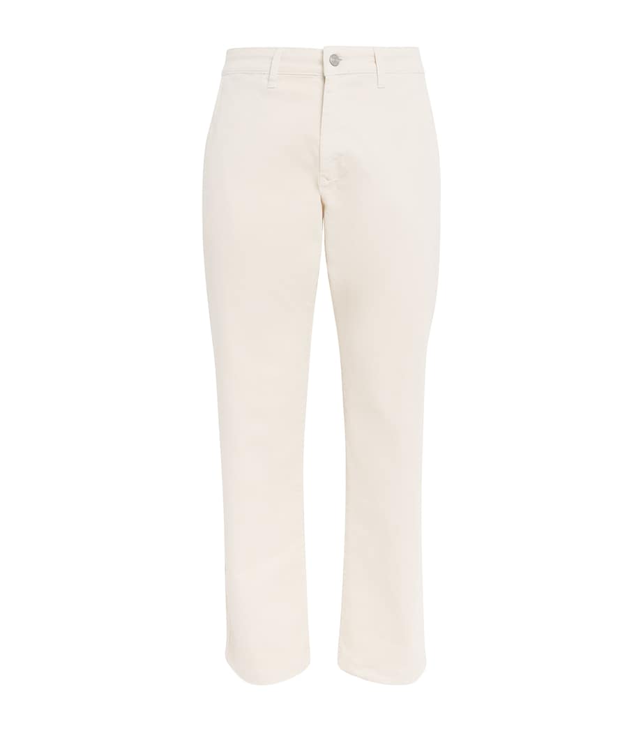 Stretch-Organic Cotton Aden Chinos IVORY Image 1