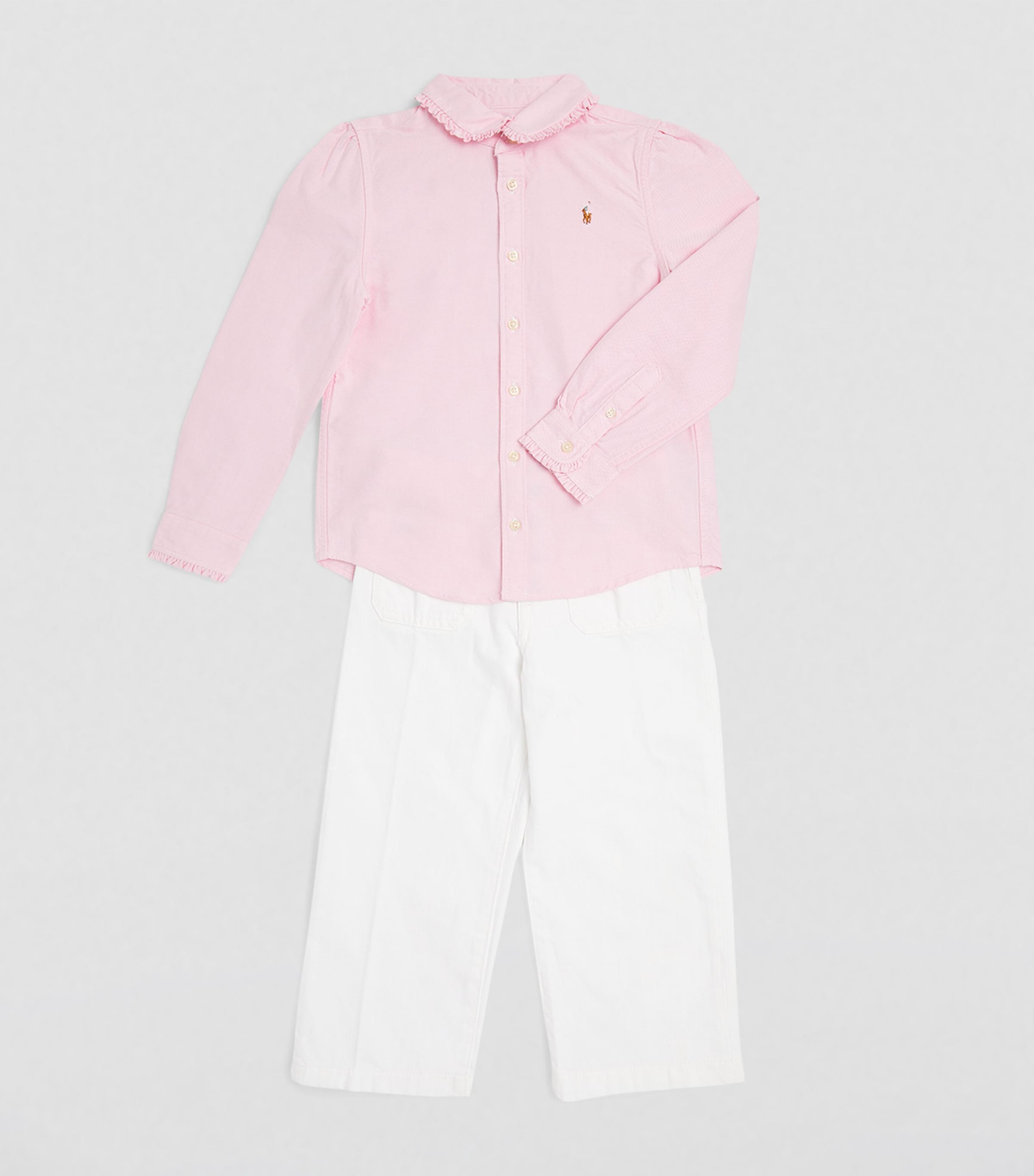 Ralph Lauren Kids Cotton Polo Pony Polo Shirt (2-6 Years) Bath Pink Image 2
