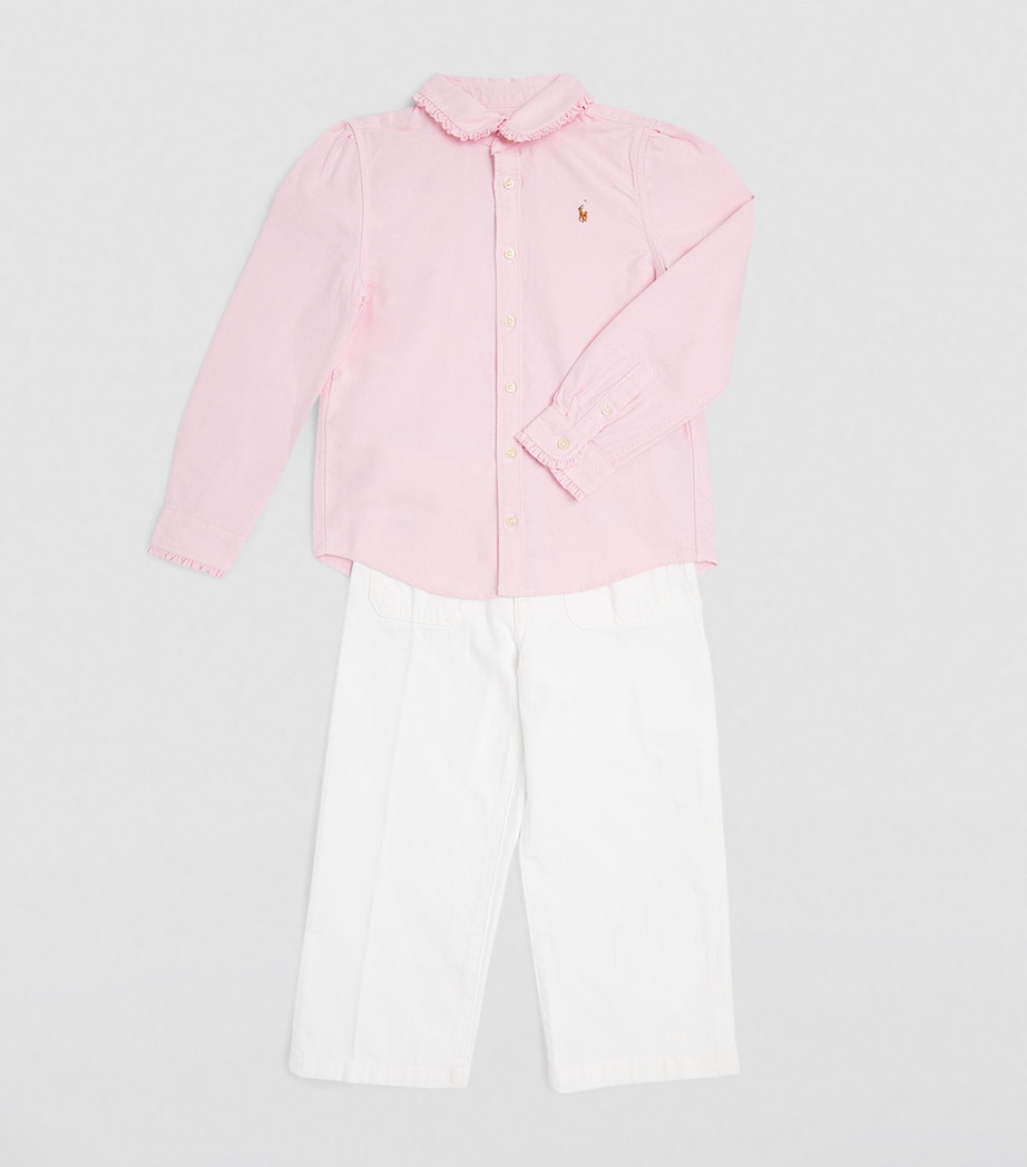 Ralph Lauren Kids Cotton Polo Pony Polo Shirt (2-6 Years) Bath Pink Image 2