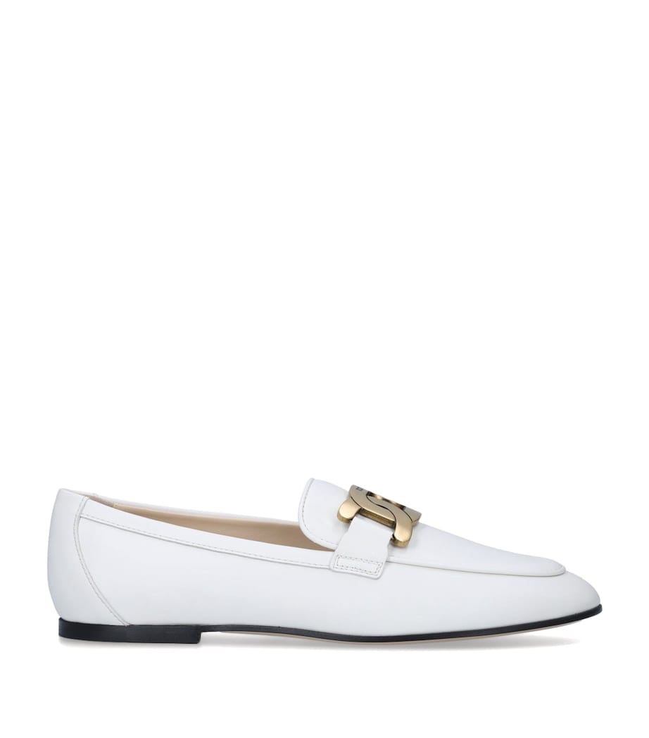 Leather Loafers WHITE Image 3