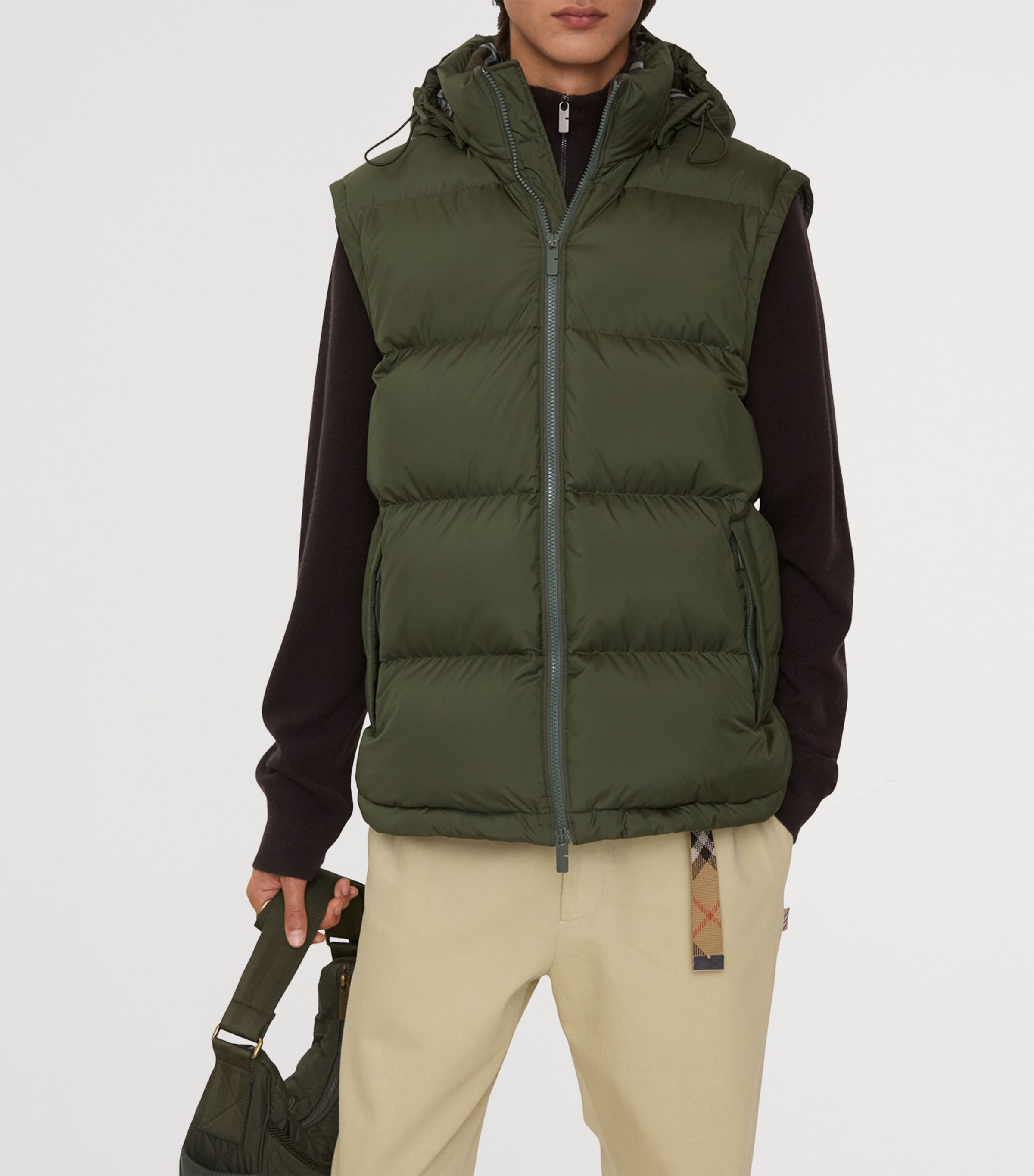 Detachable-Sleeve Puffer Jacket SHALE Image 4