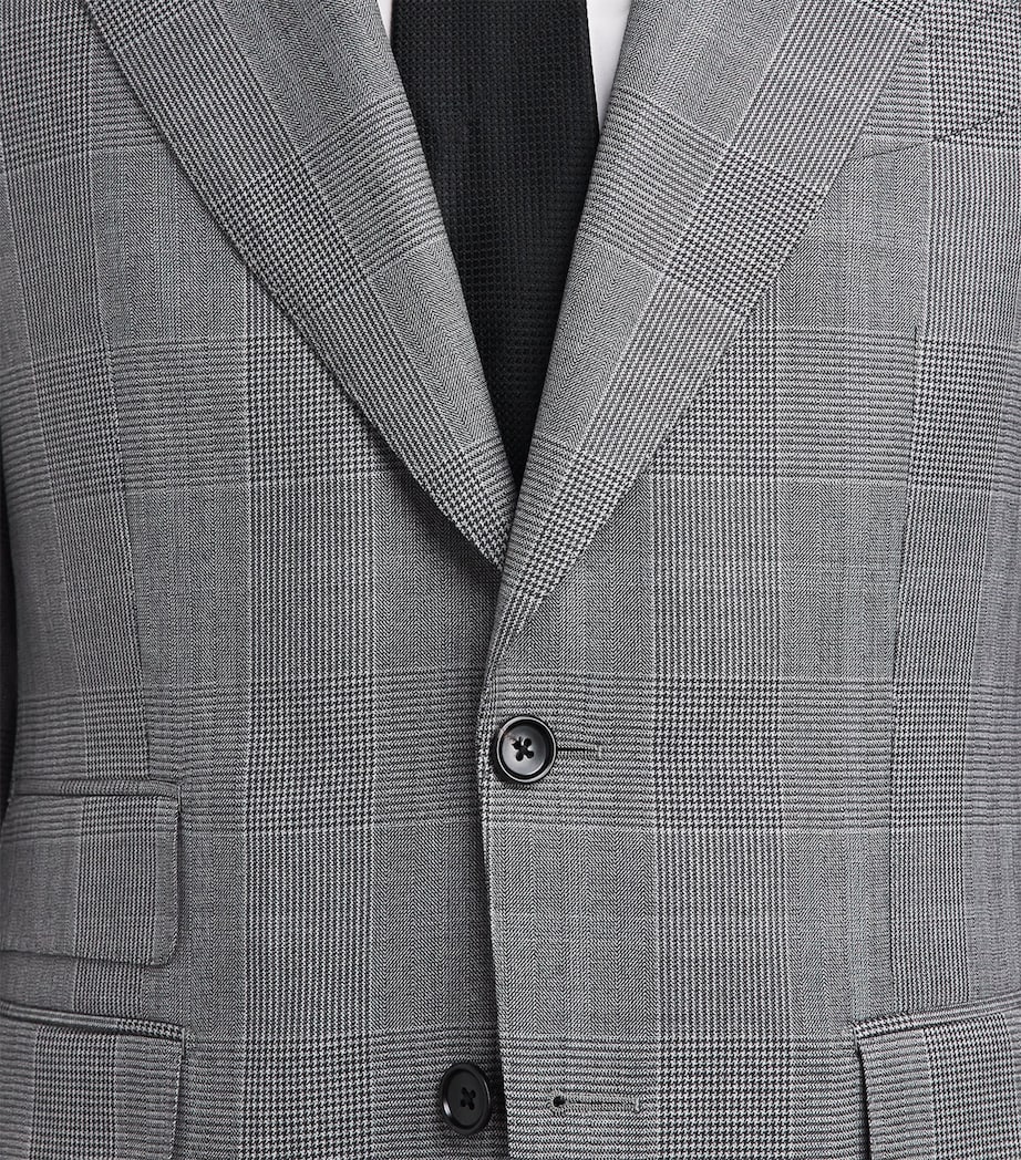 TOM FORD Mens Wool Check Shelton 2-Piece Suit Nwa Image 3