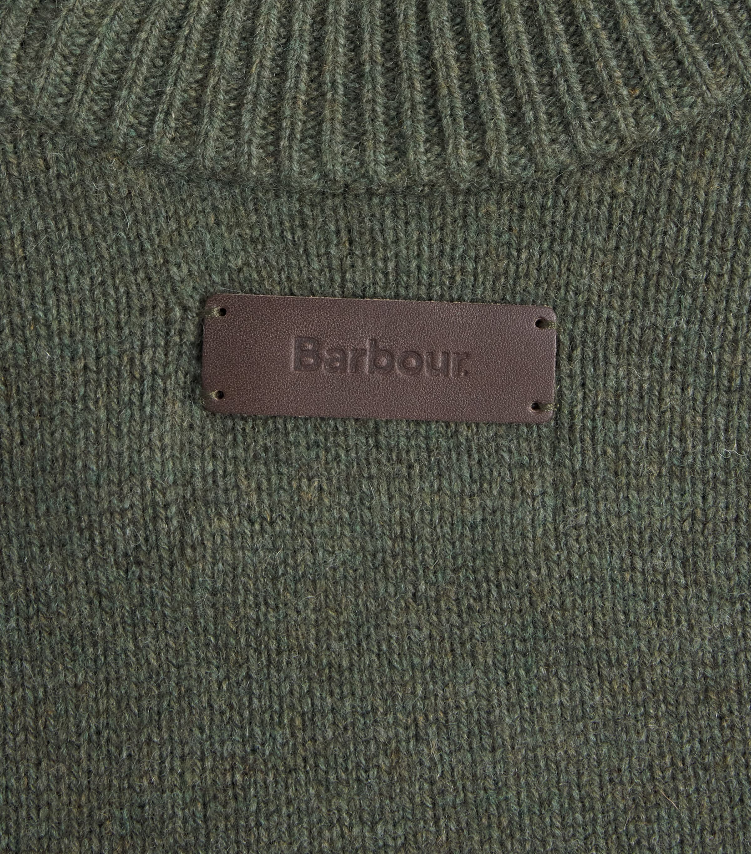 Barbour Womens Wool Ivybridge Sweater Olive Image 6