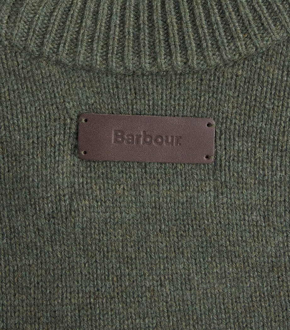 Barbour Womens Wool Ivybridge Sweater Olive Image 6