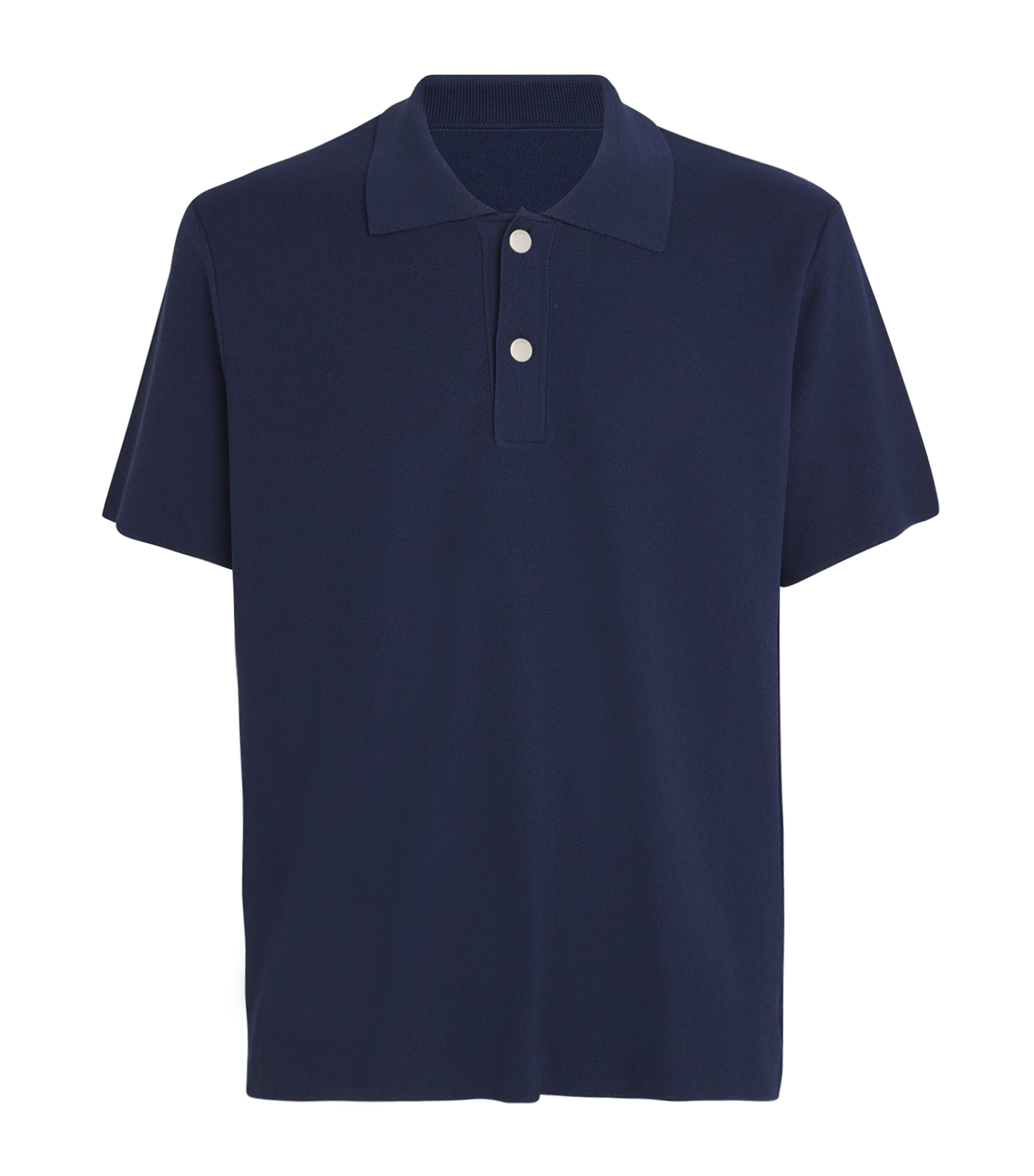 Shop Jacquemus Short-sleeve Polo Shirt In Navy