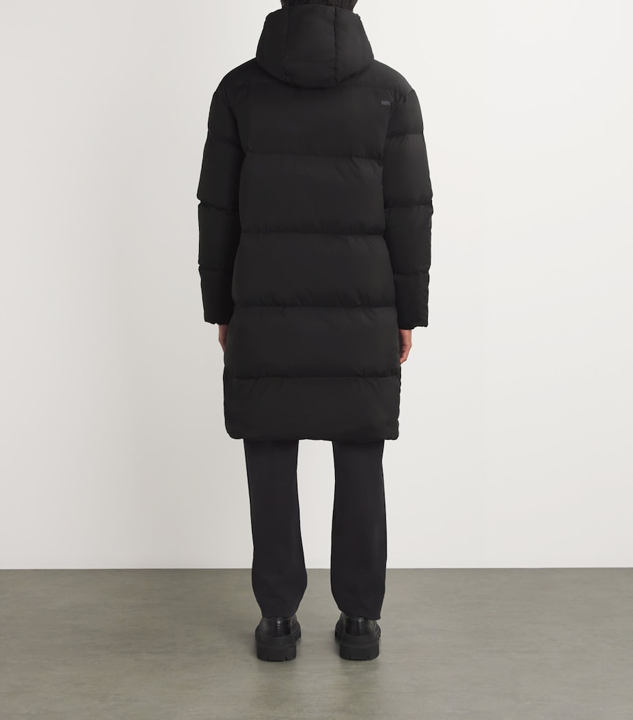 Down Pascal Longline Jacket 999 BLACK Image 4