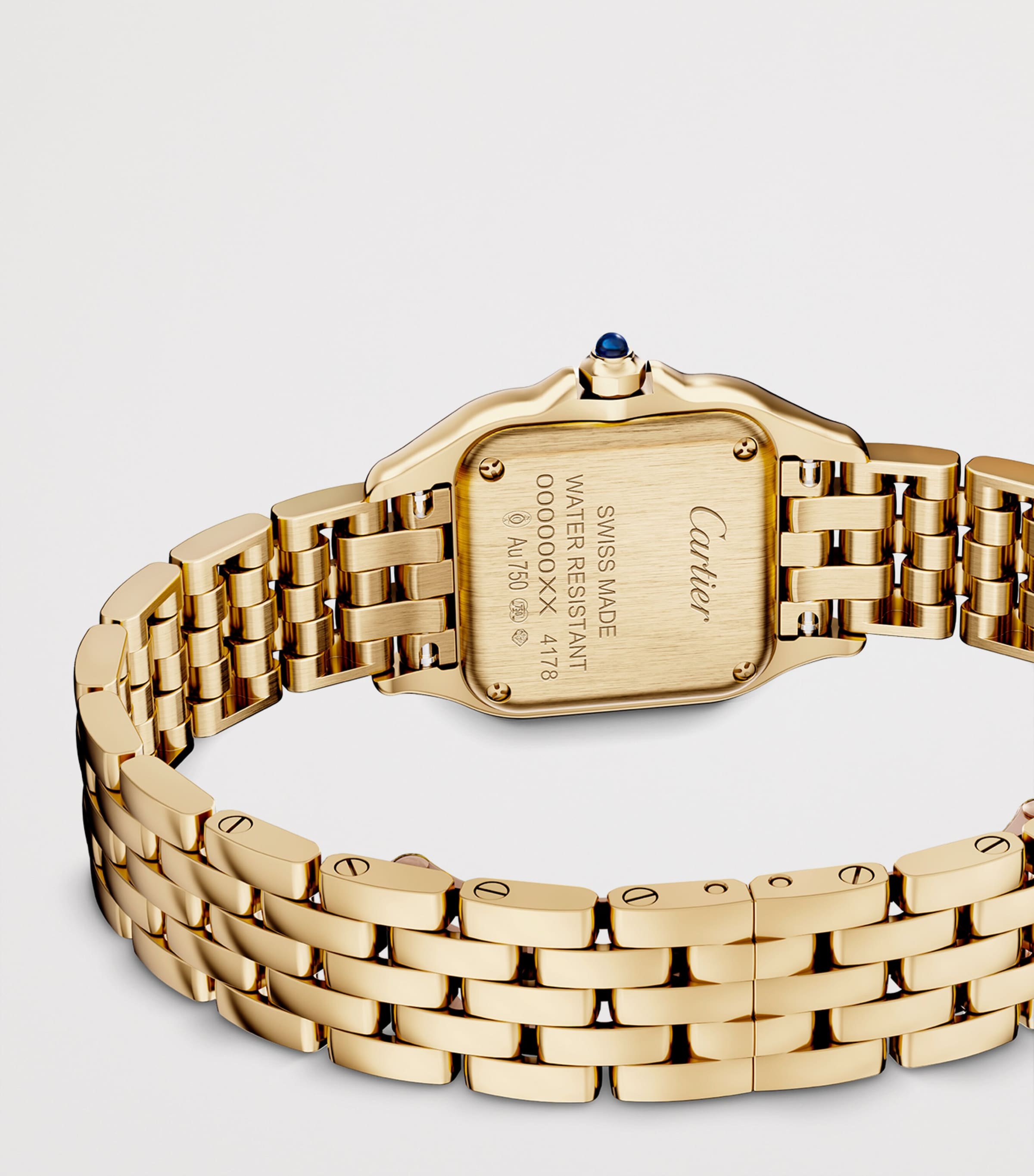 Small Yellow Gold Panthère de Cartier Watch 23mm SILVERED Image 3