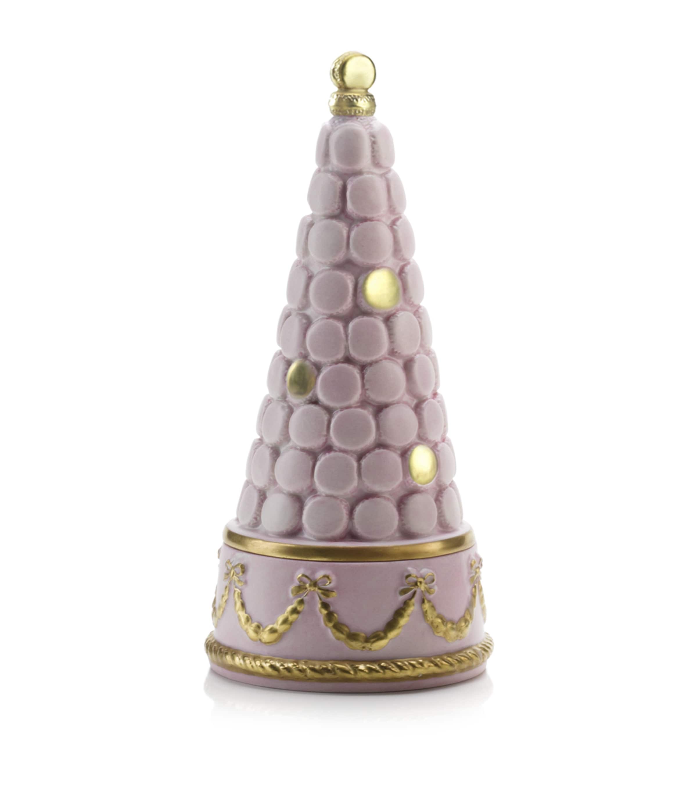 VILLARI Macaron Tower Candle Rose Gld Image 1