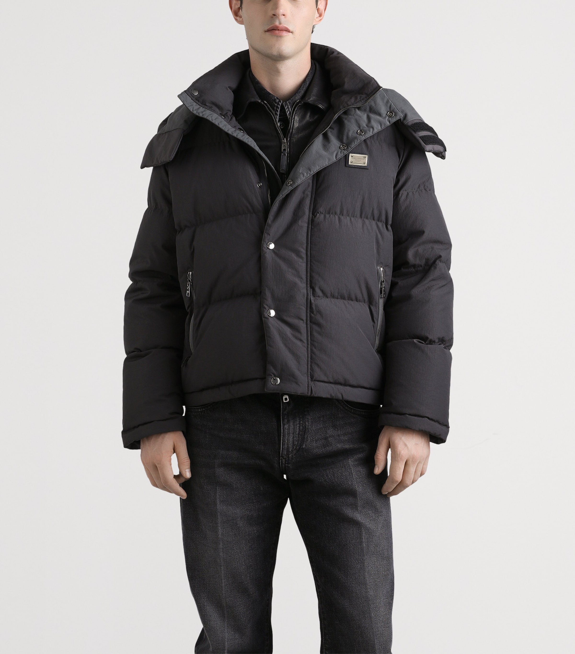 Puffer Jacket N0636 DARK ANTH Image 4