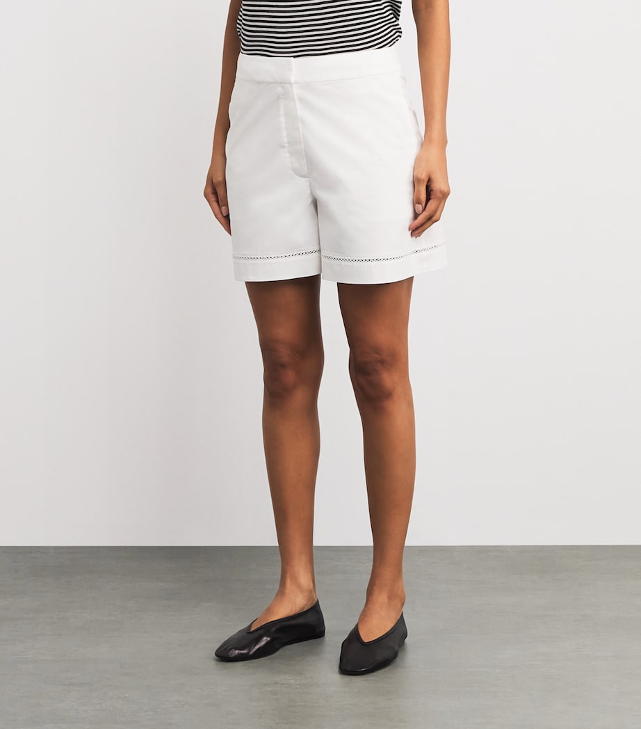 Eyelet Shorts WHITE - 100 Image 3