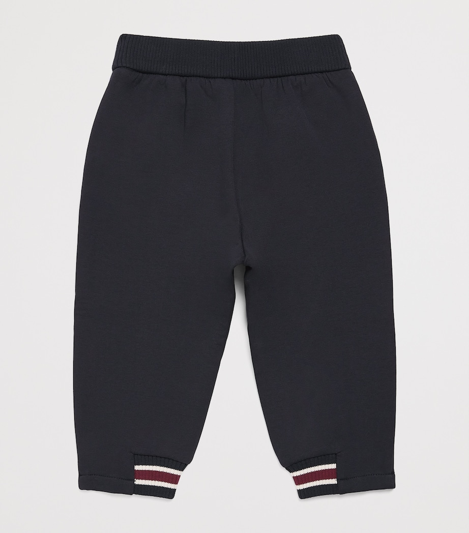 Emporio Armani Kids Cotton-Blend Sweatpants (6-36 Months) Iconico Blu Ea Image 2