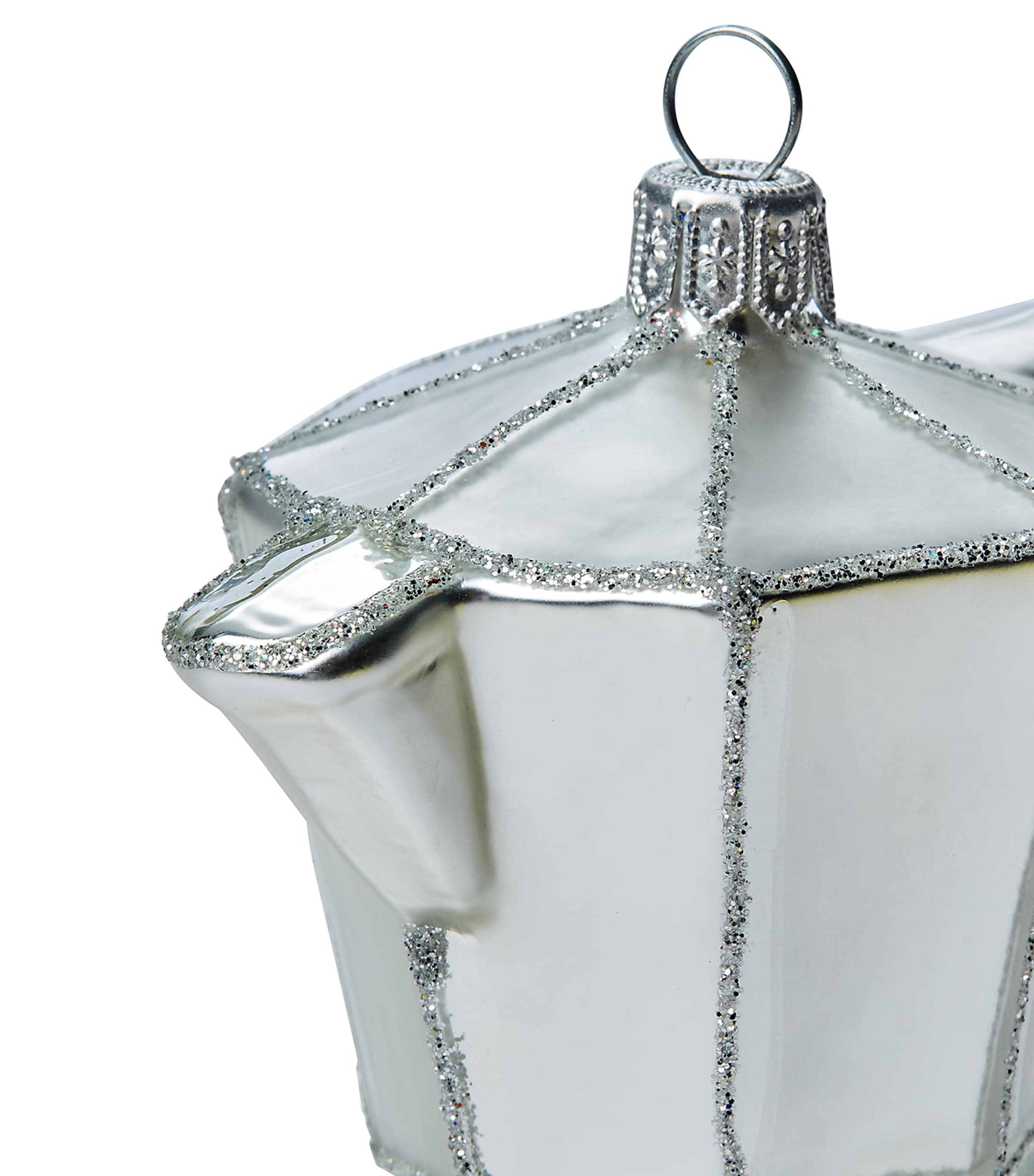 Harrods Glass Coffee Maker Tree Decoration Image 2