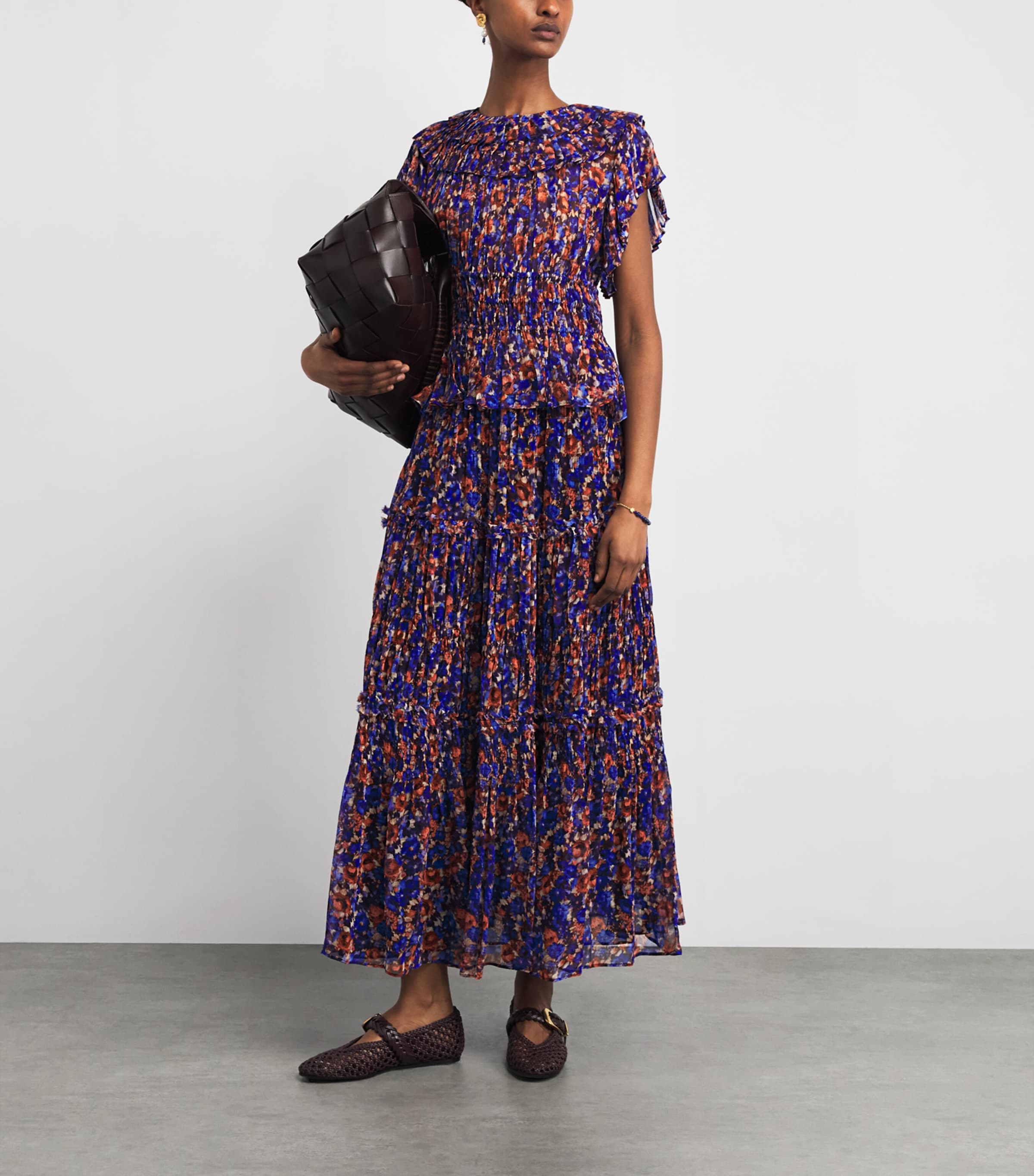 Ulla Johnson Womens Silk Virginie Maxi Skirt Violet Image 2