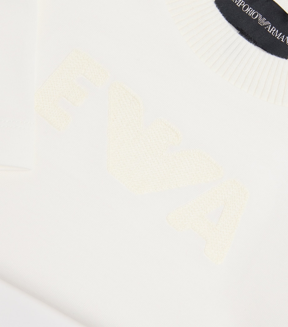 Cotton Logo T-Shirt (4-16 years) U0003OFF WHITE Image 3