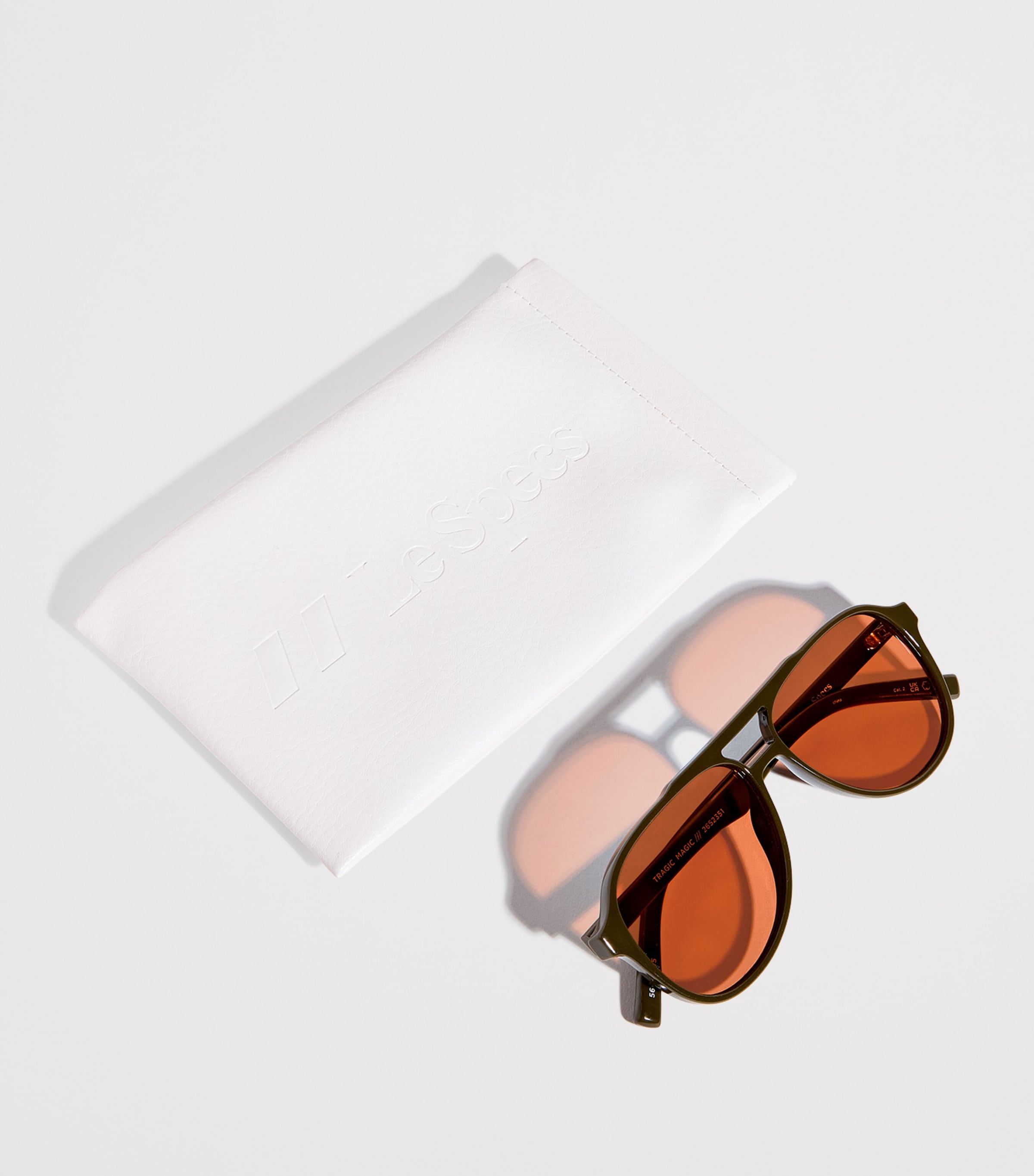 Le Specs Tragic Magic Aviator Sunglasses Grn Image 4