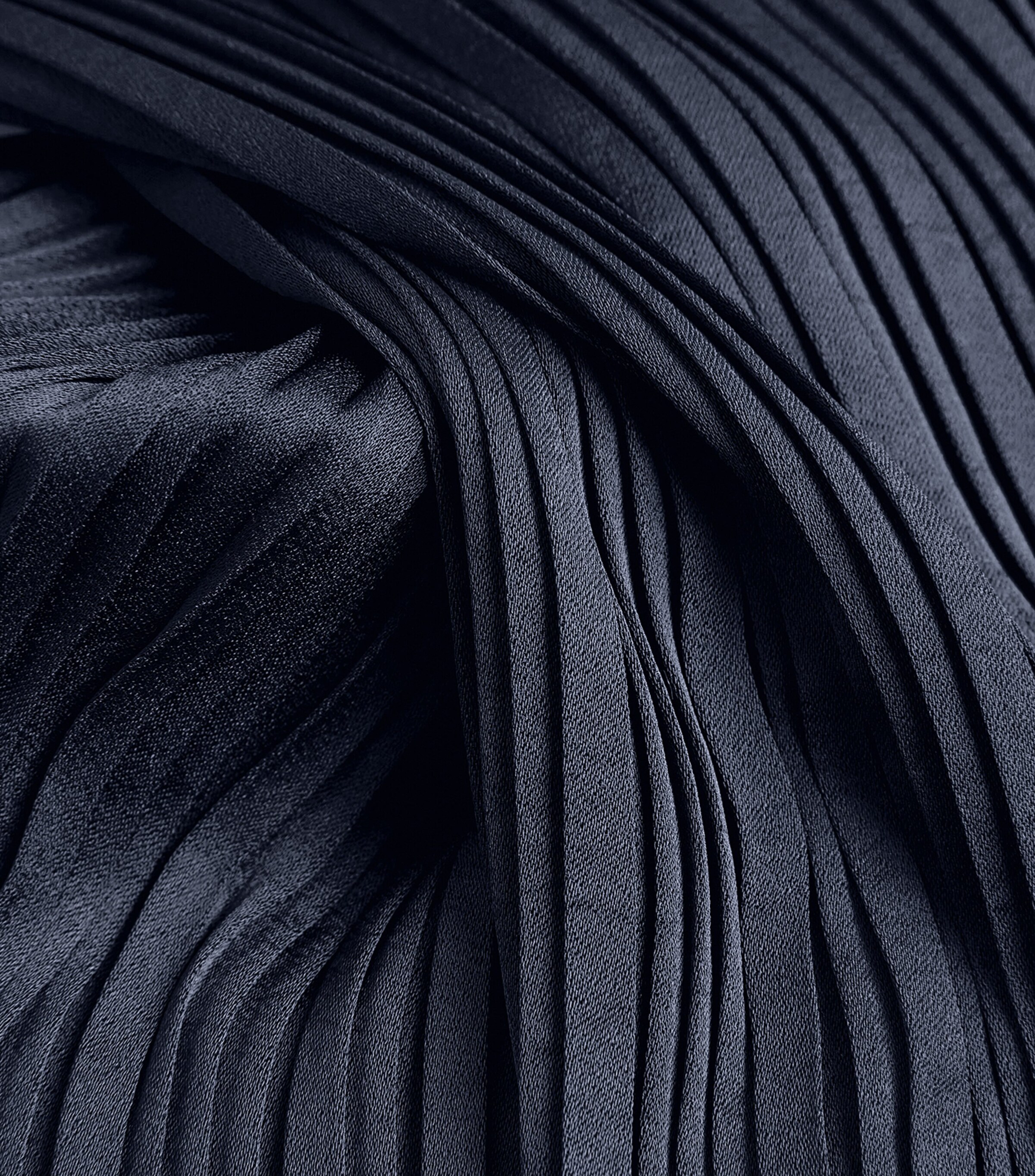 Satin Pleated Top 403CBL Image 5