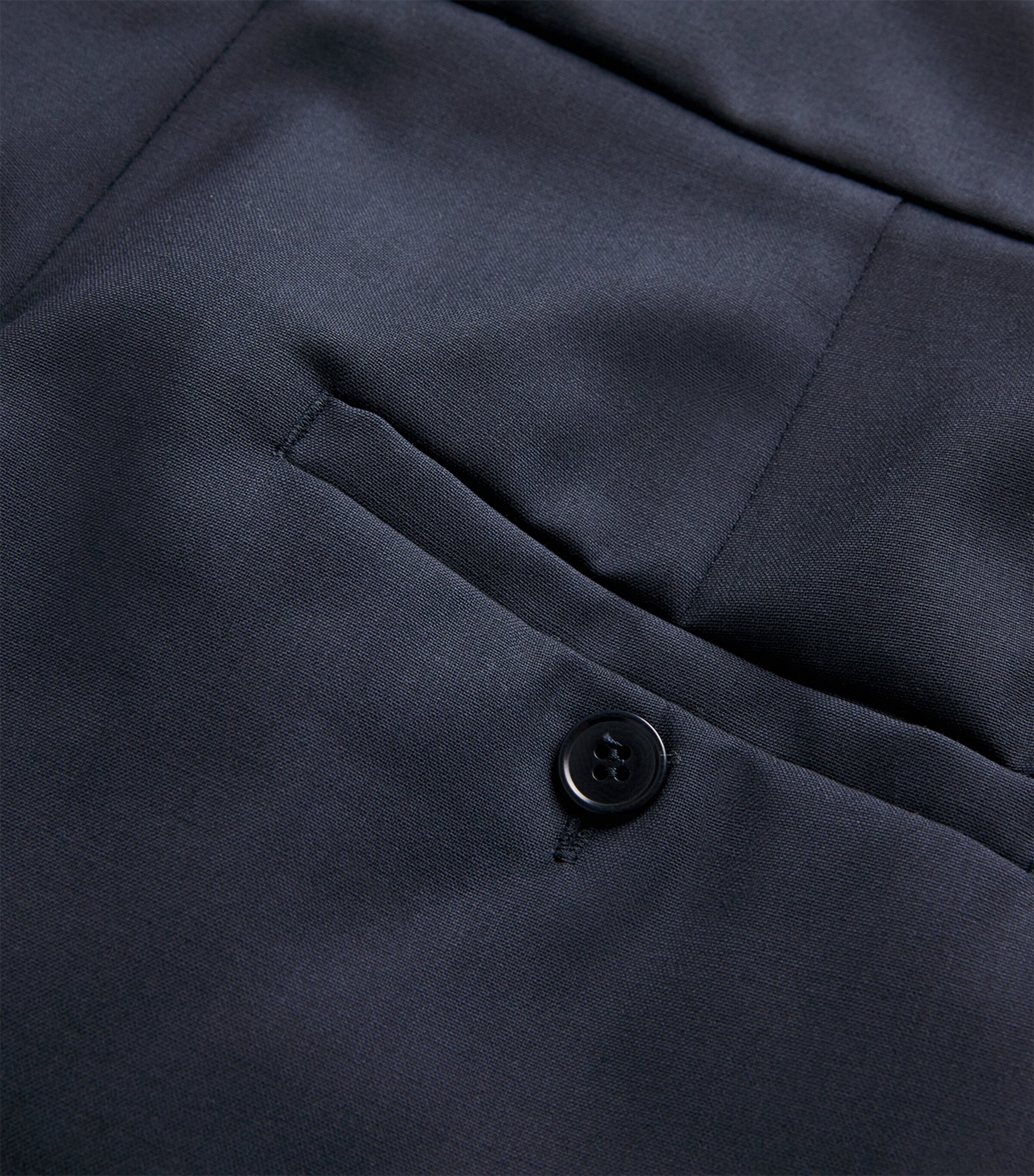 Virgin Wool Tailored Trousers NAVY Image 5