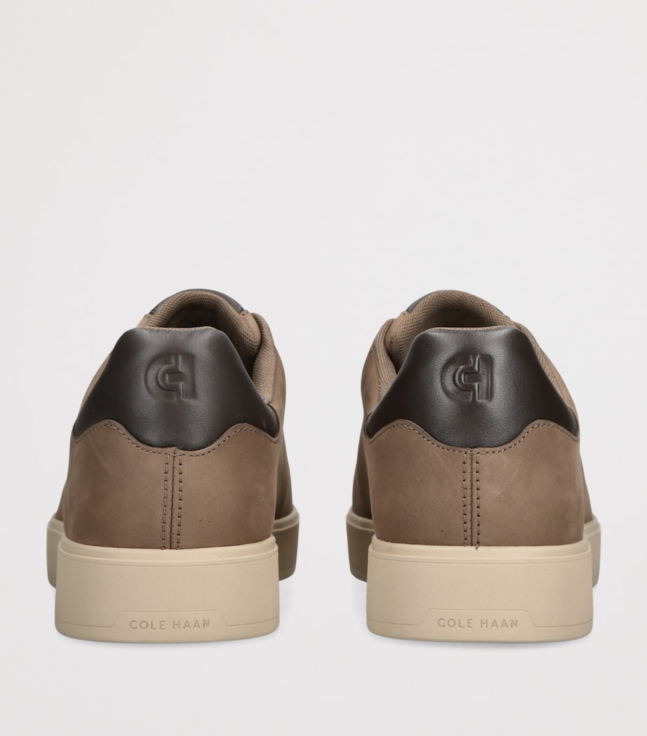 Cole Haan Leather GrandPrø Luxe Slip-On Sneakers Grey/dark Image 2