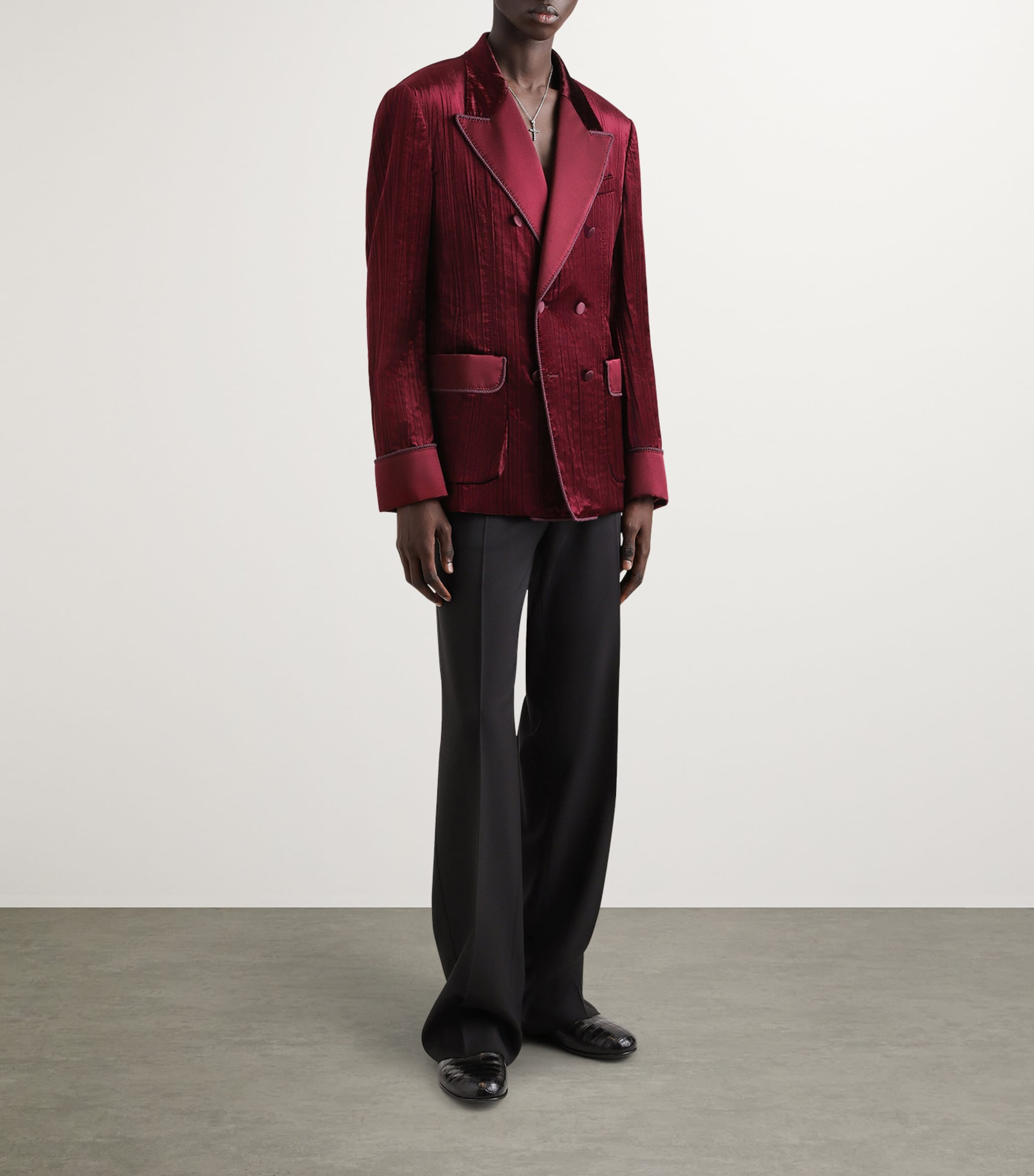 Dolce&Gabbana Multi Double-Breasted Velvet Tuxedo Blazer | Harrods US
